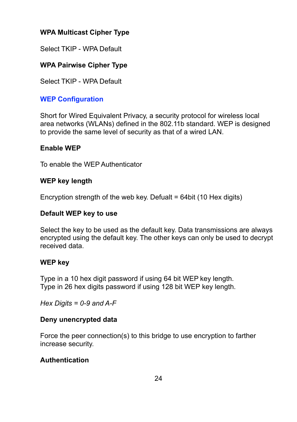 Teletronics EZ Bridge 802.11G User Manual | Page 24 / 61
