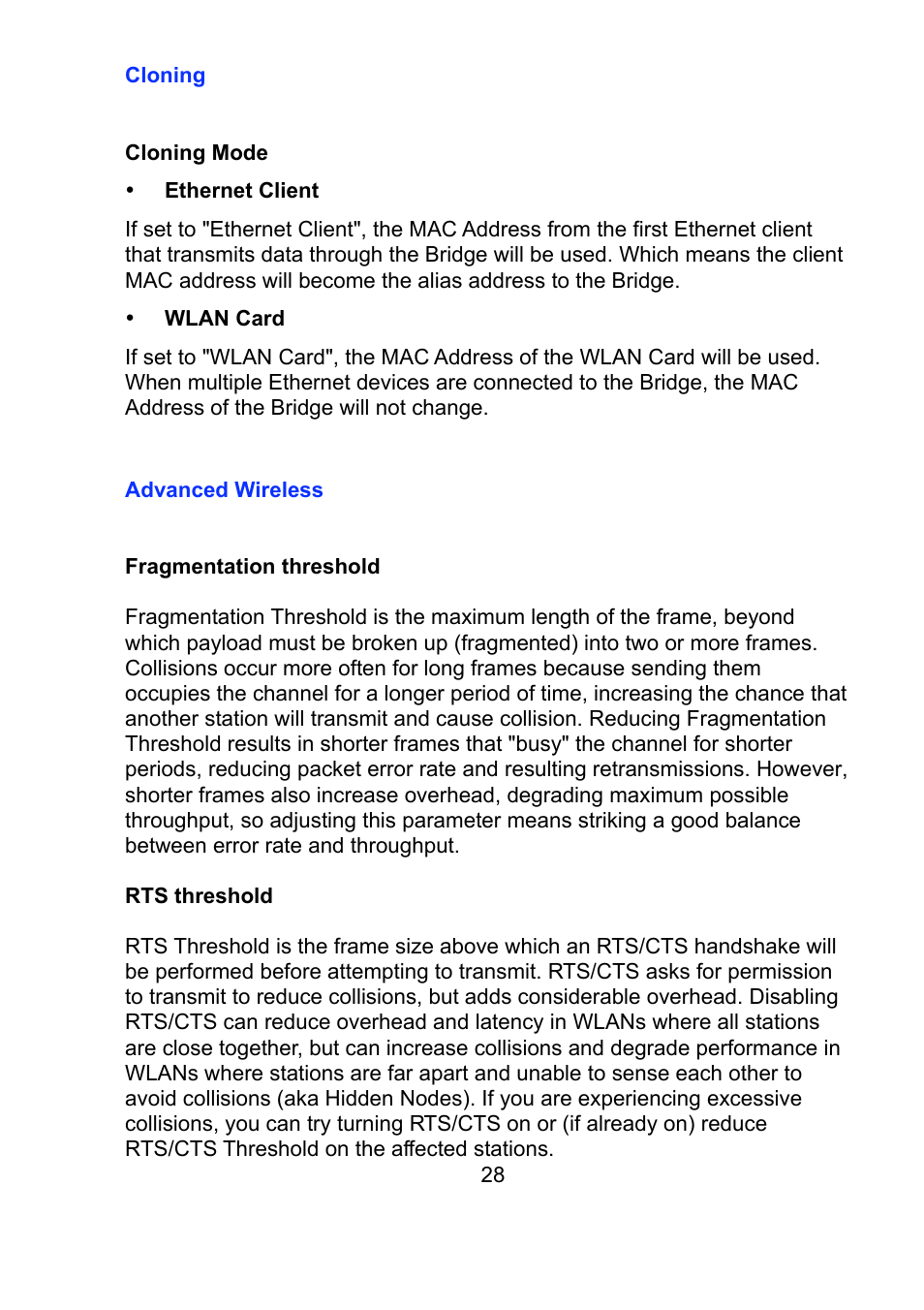 Teletronics EZ Bridge 802.11G User Manual | Page 28 / 61