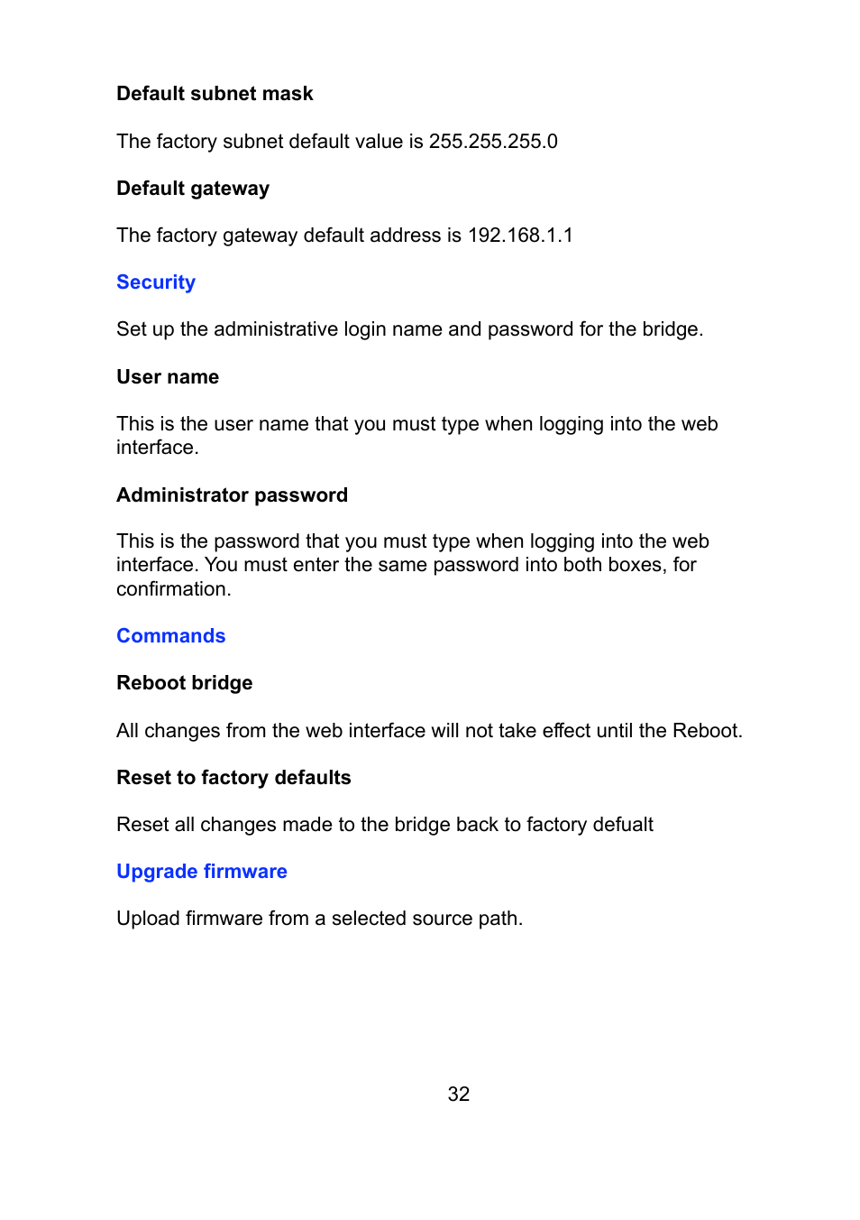 Teletronics EZ Bridge 802.11G User Manual | Page 32 / 61