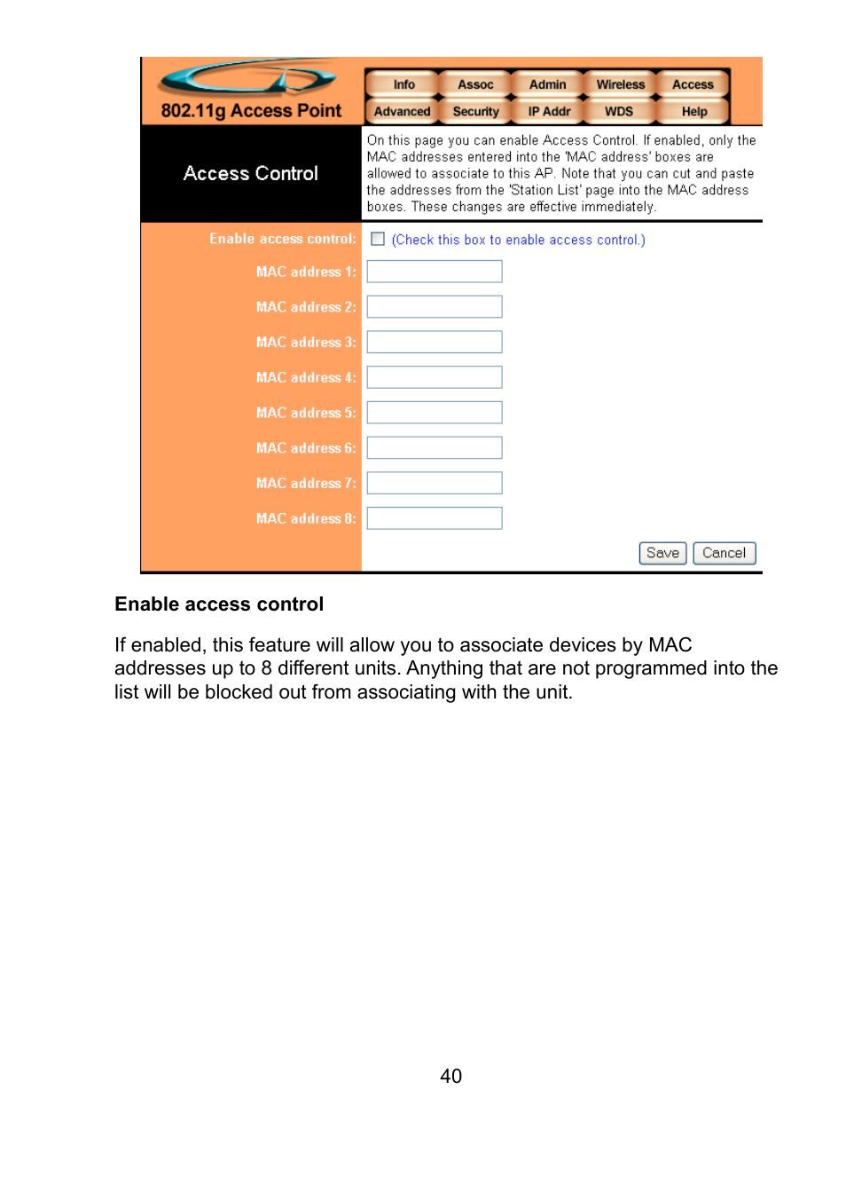 Teletronics EZ Bridge 802.11G User Manual | Page 40 / 61