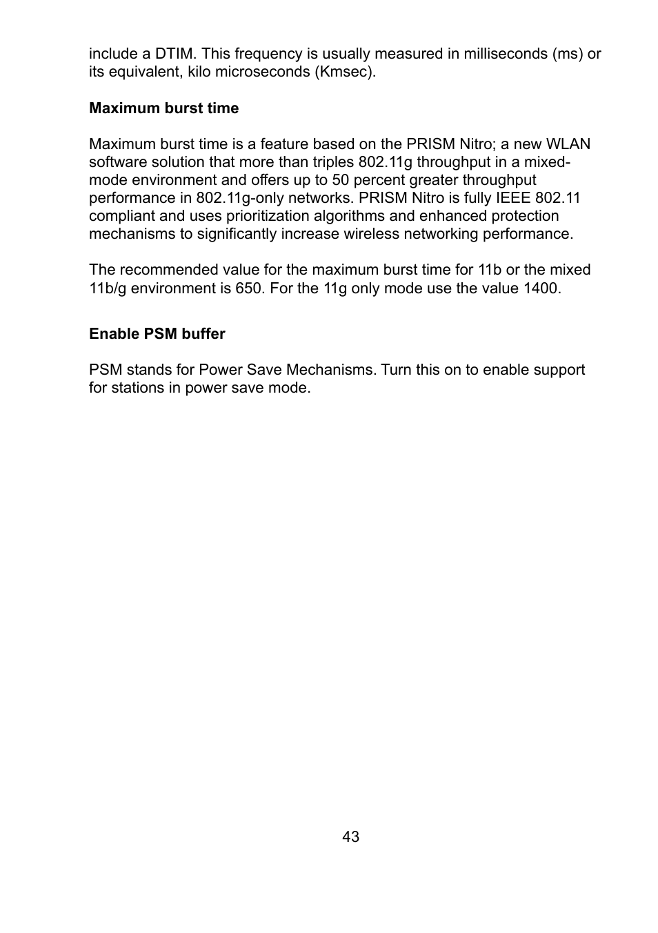 Teletronics EZ Bridge 802.11G User Manual | Page 43 / 61