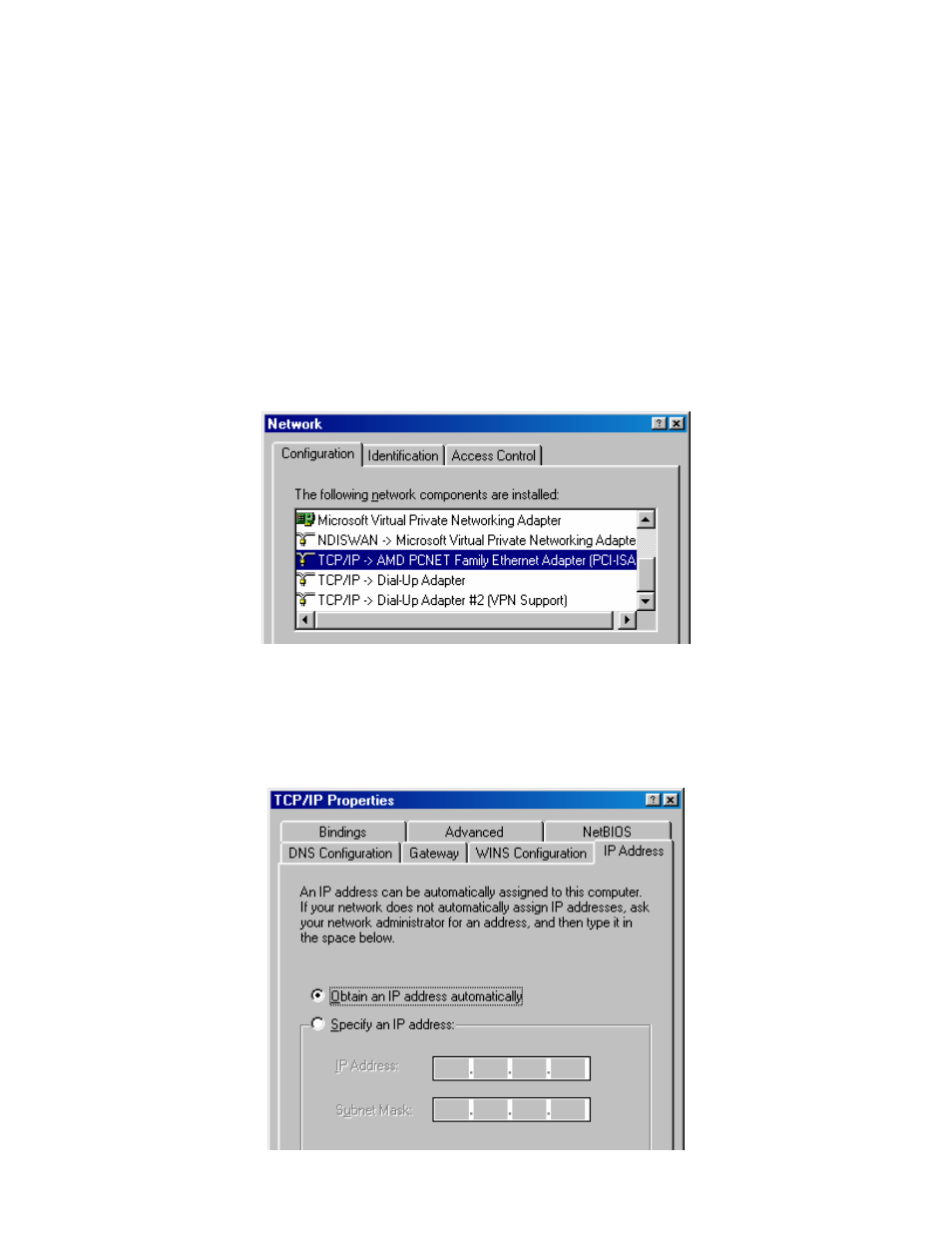 Configuring windows for ip networking, 4 windows 98/me | Teletronics EzBridge 5800 User Manual | Page 11 / 47