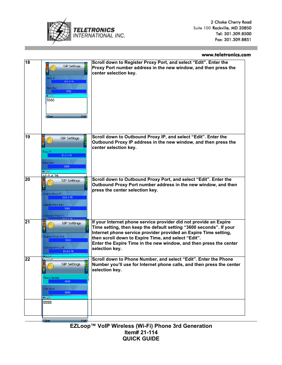 Teletronics Wi-Fi 3rdGen Quick Start User Manual | Page 6 / 7