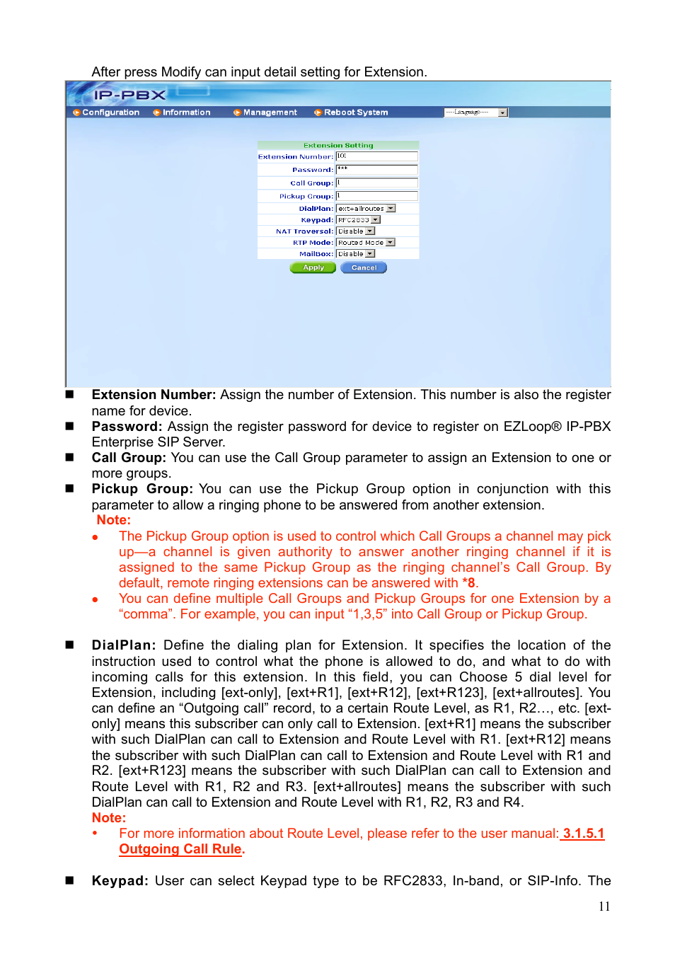 Teletronics IP-PBX Server User Manual | Page 11 / 84