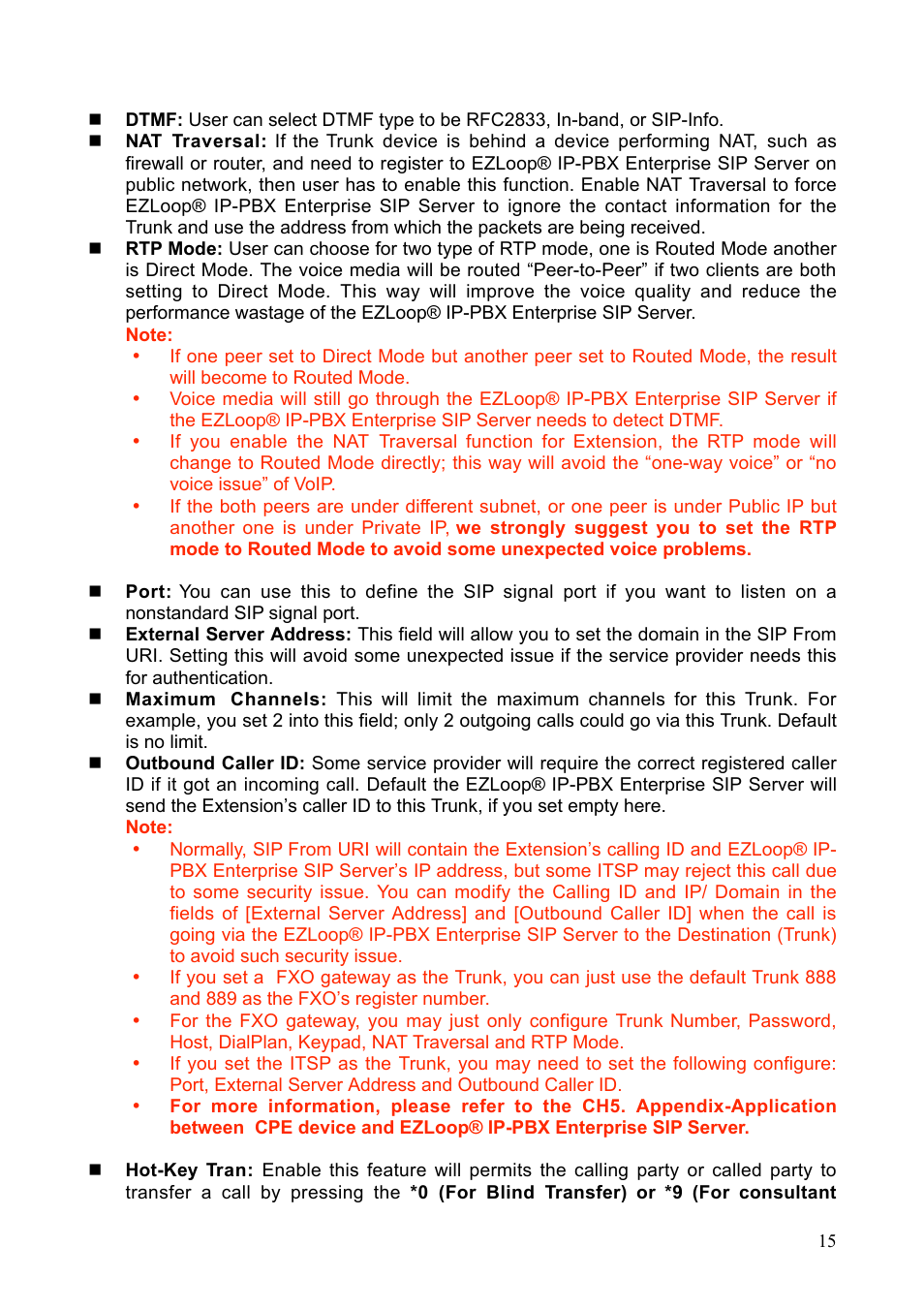 Teletronics IP-PBX Server User Manual | Page 15 / 84