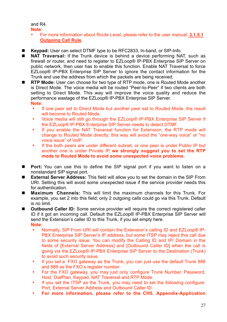 Teletronics IP-PBX Server User Manual | Page 27 / 84