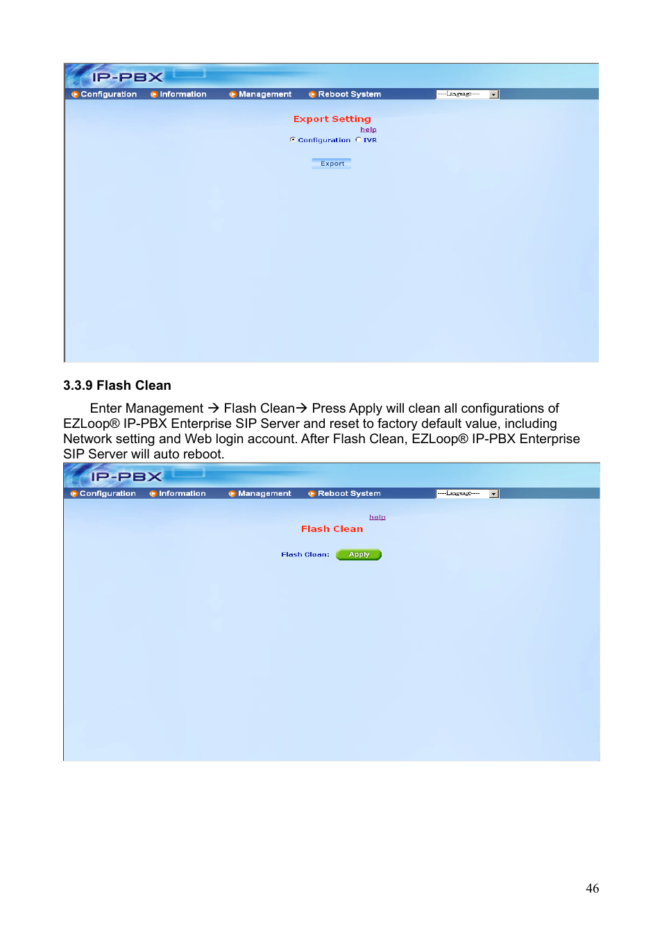 Teletronics IP-PBX Server User Manual | Page 46 / 84