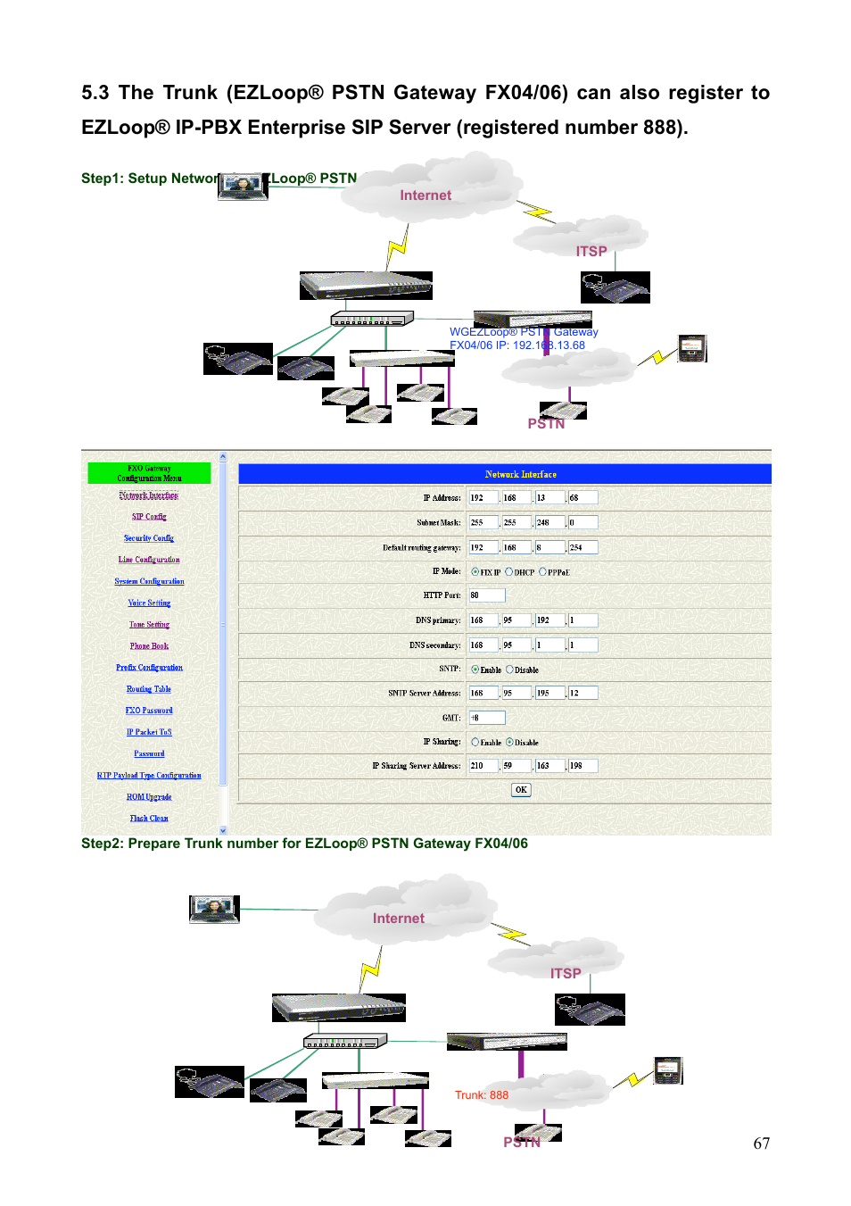 Teletronics IP-PBX Server User Manual | Page 67 / 84