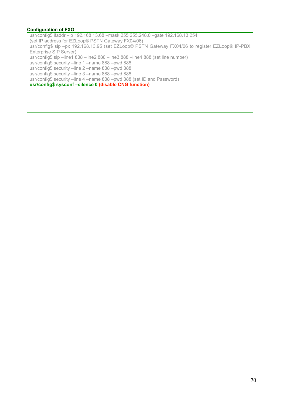 Teletronics IP-PBX Server User Manual | Page 70 / 84