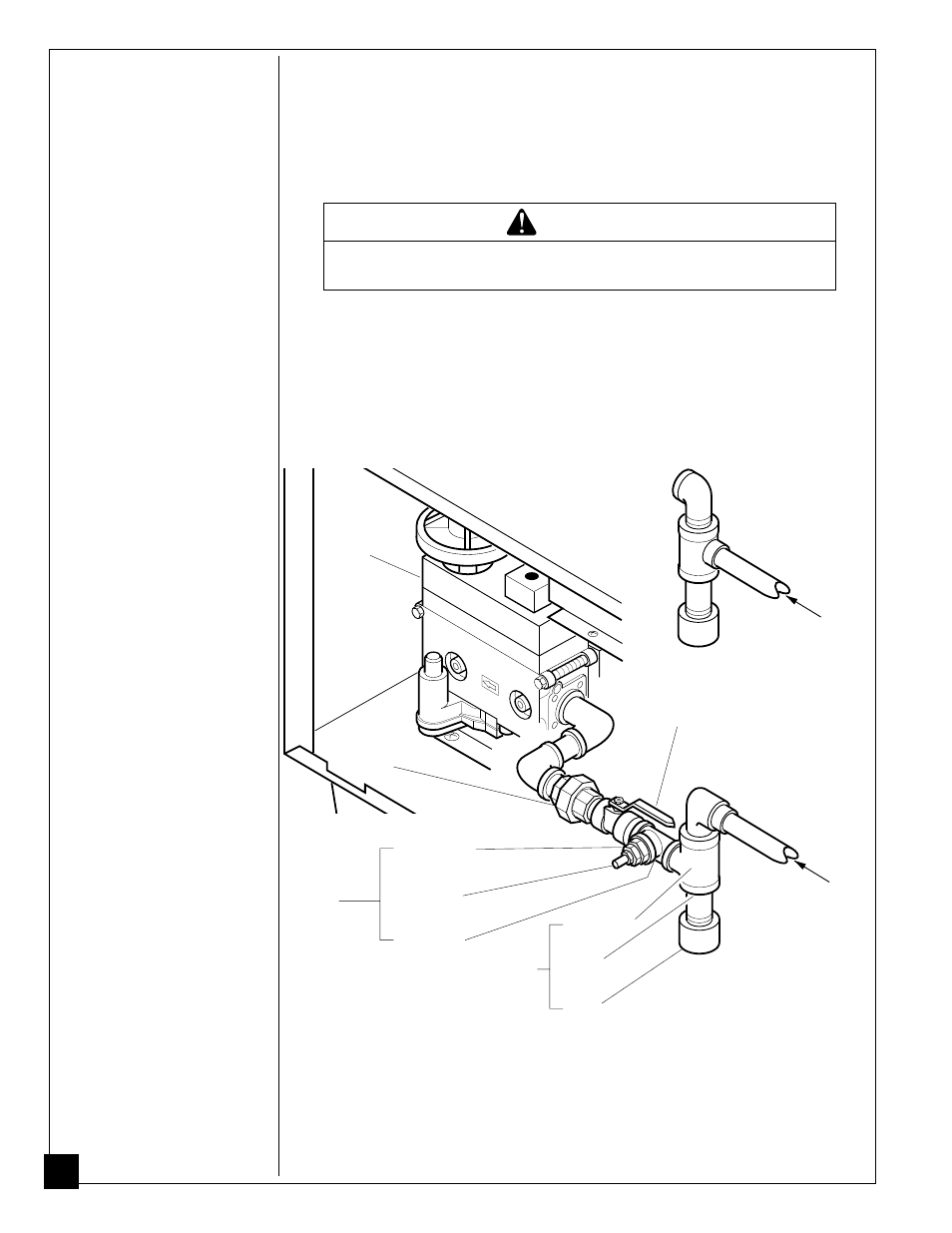 Installing heater, Caution | Desa Tech CGR50PA User Manual | Page 12 / 44