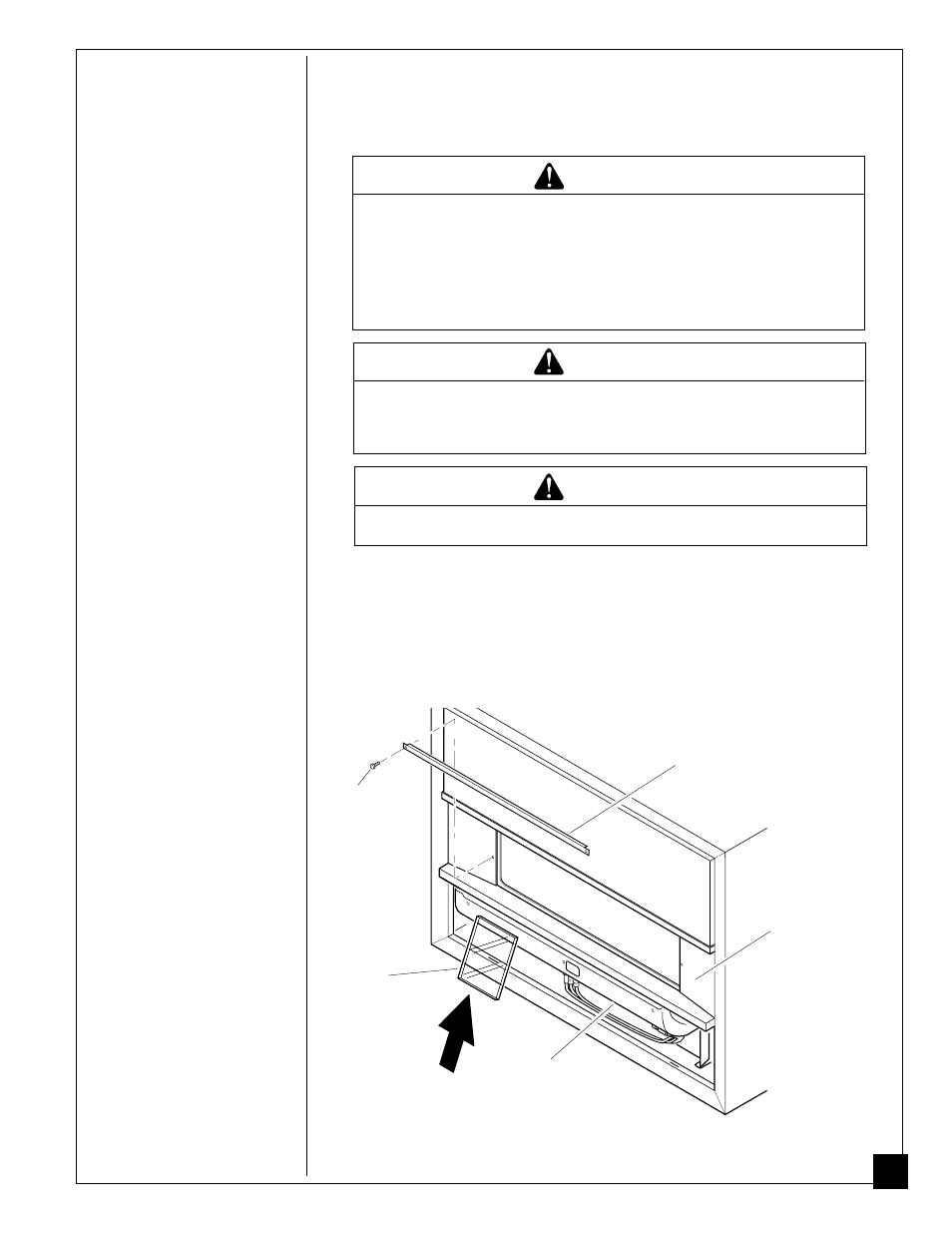 Installing heater, Caution | Desa Tech CGR50PA User Manual | Page 15 / 44