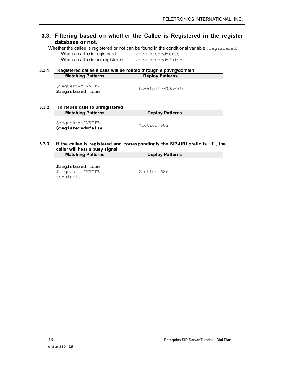 Teletronics Enterprise SIP Server User Manual | Page 14 / 38