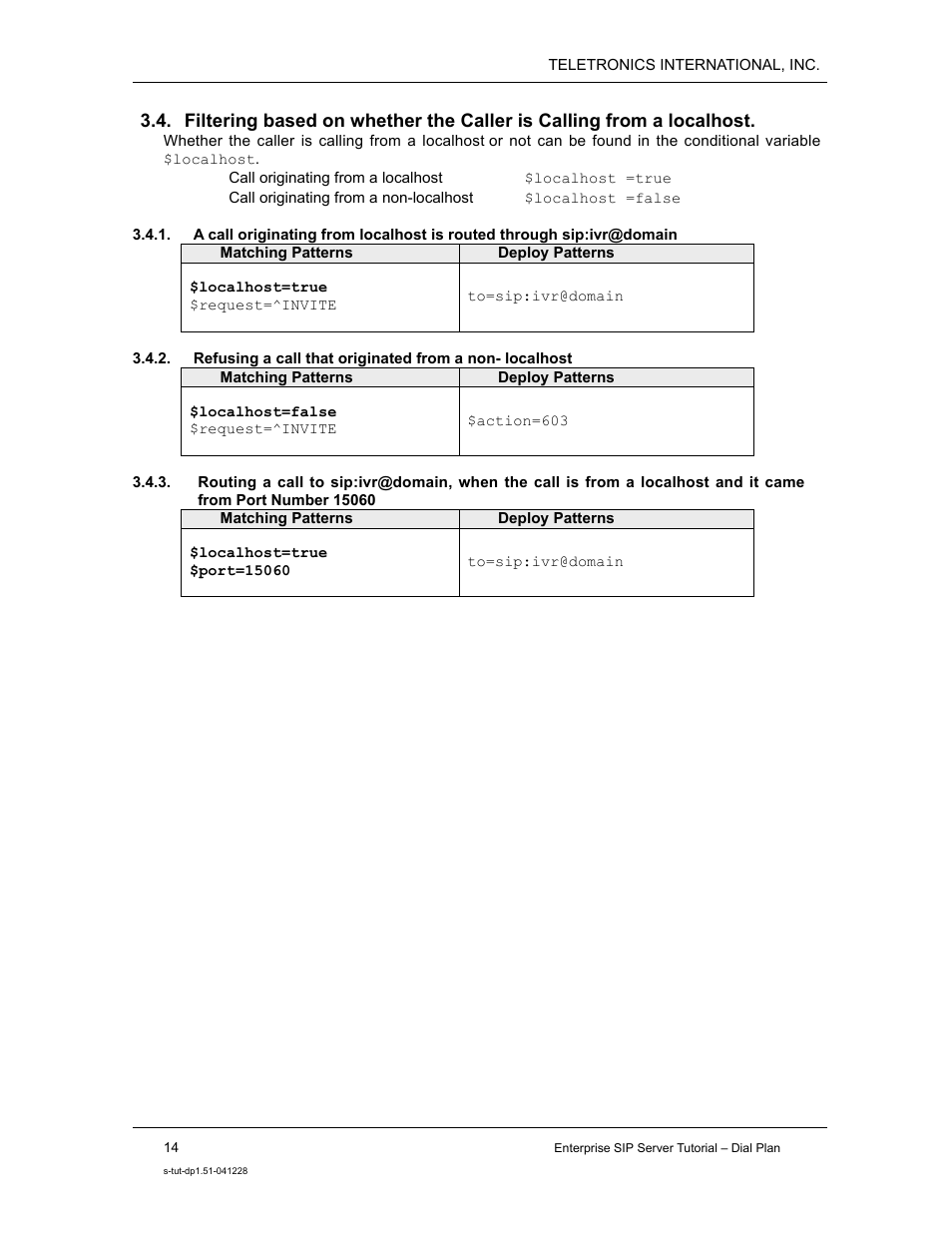 Teletronics Enterprise SIP Server User Manual | Page 15 / 38