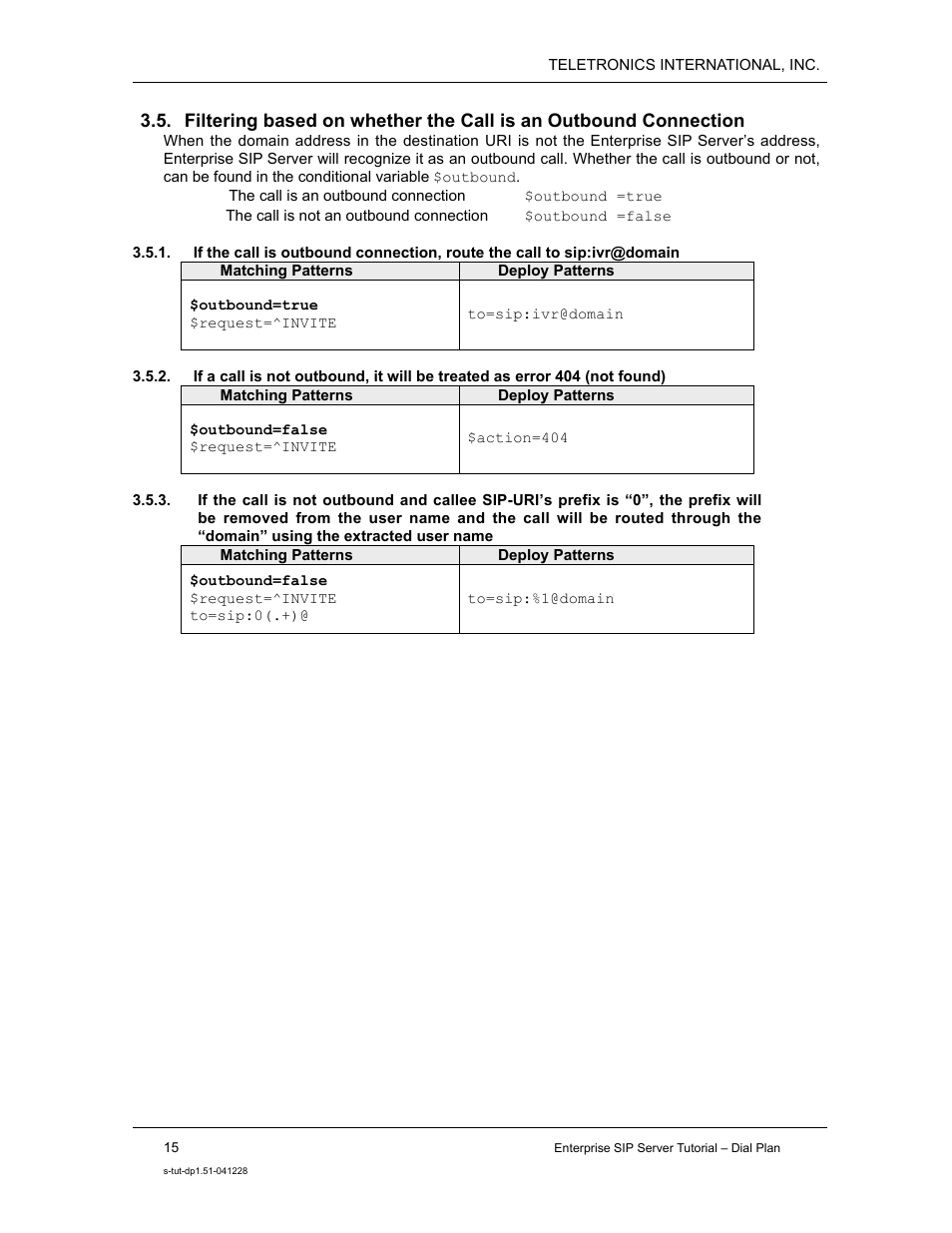 Teletronics Enterprise SIP Server User Manual | Page 16 / 38