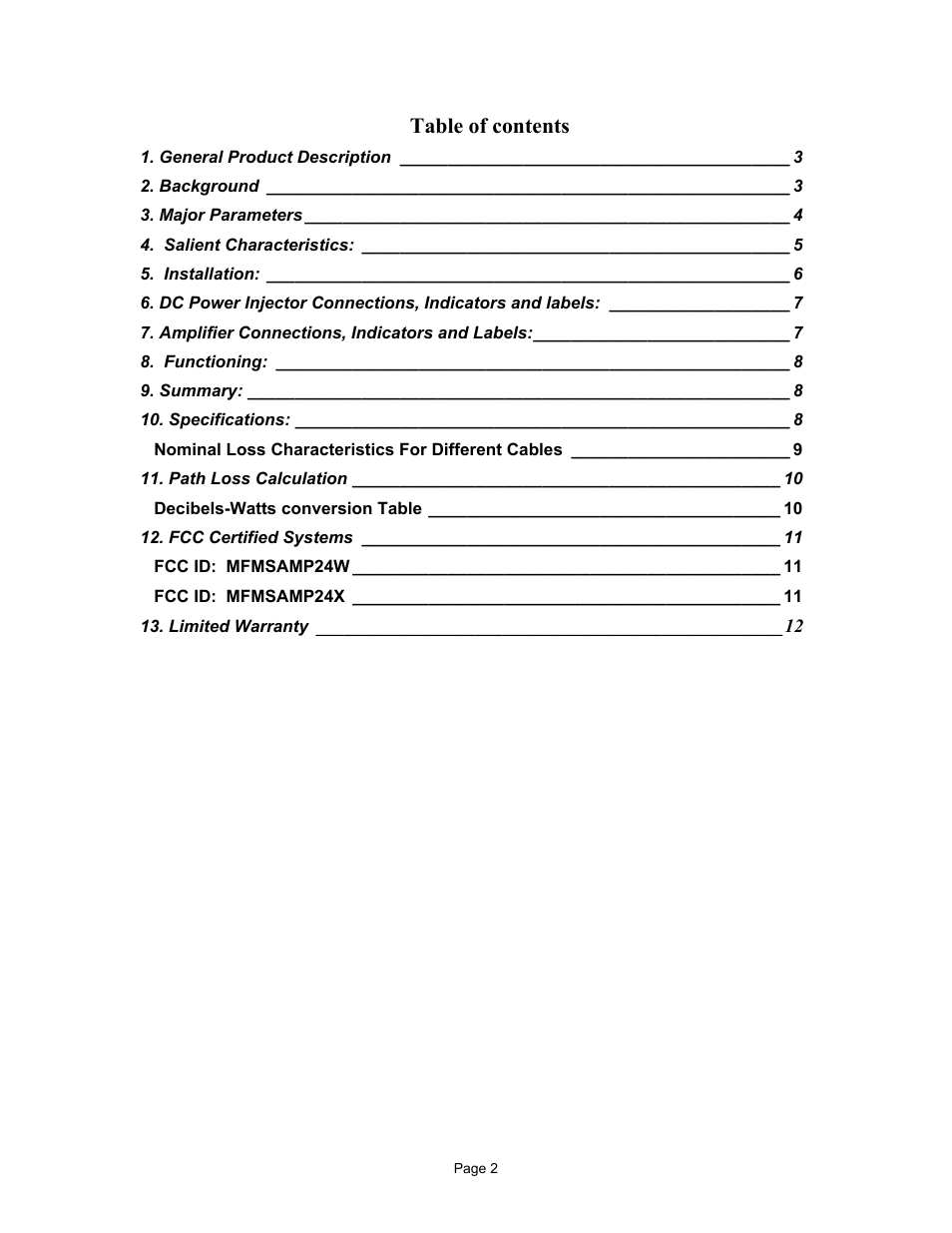 Teletronics 2.4GHz 1 Watt SmartAmp User Manual | Page 3 / 13