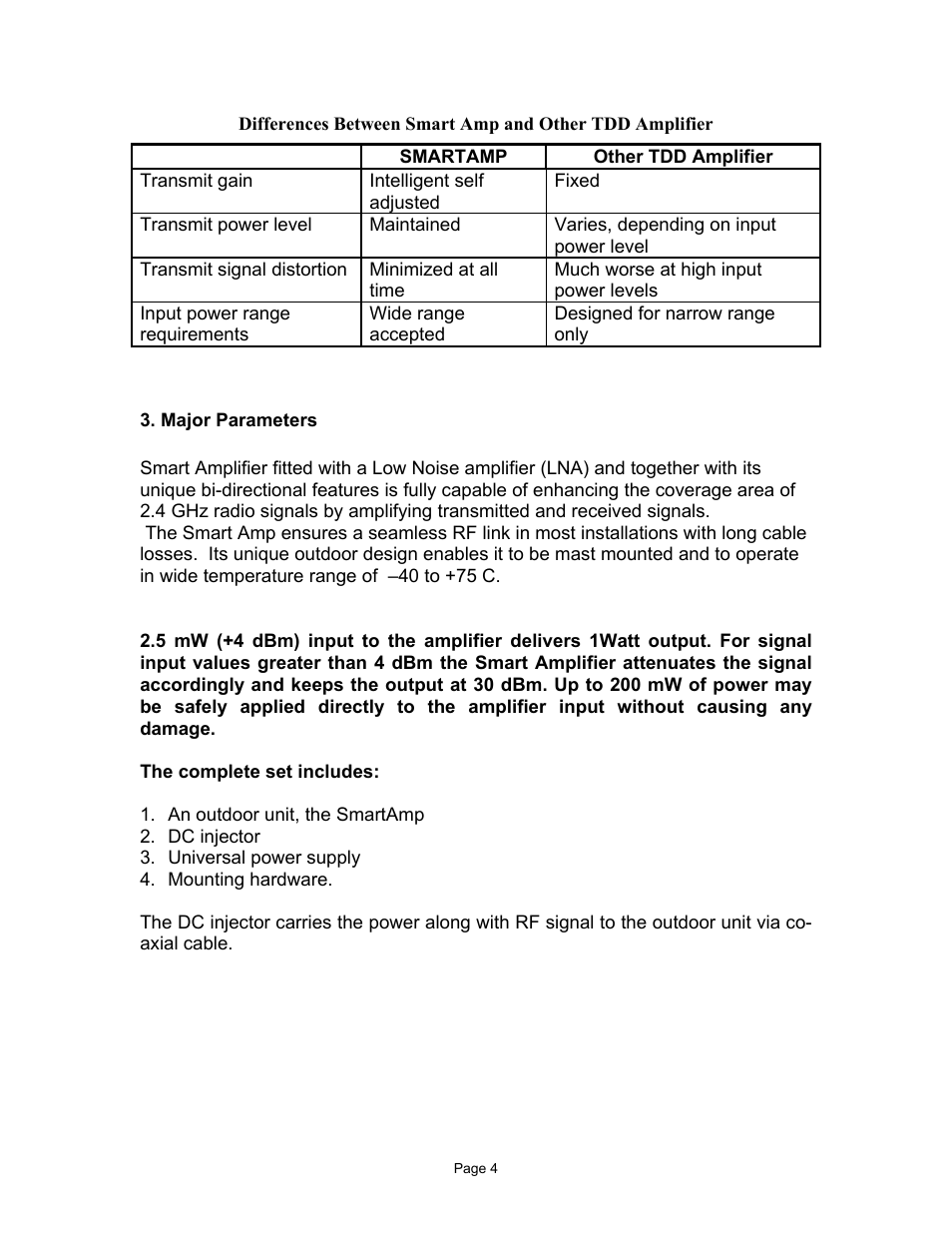Teletronics 2.4GHz 1 Watt SmartAmp User Manual | Page 5 / 13