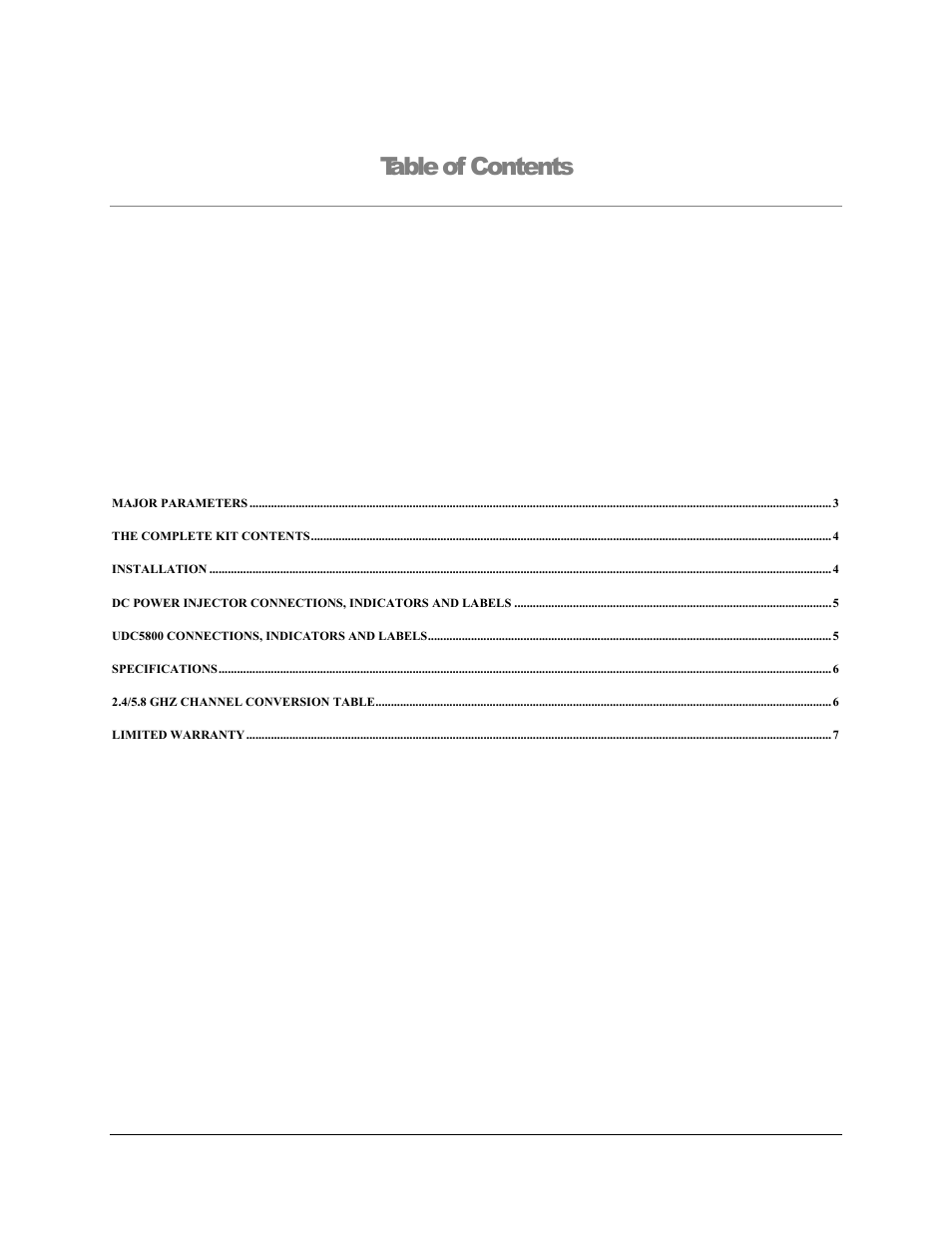 Teletronics UDC-5800H User Manual | Page 2 / 7