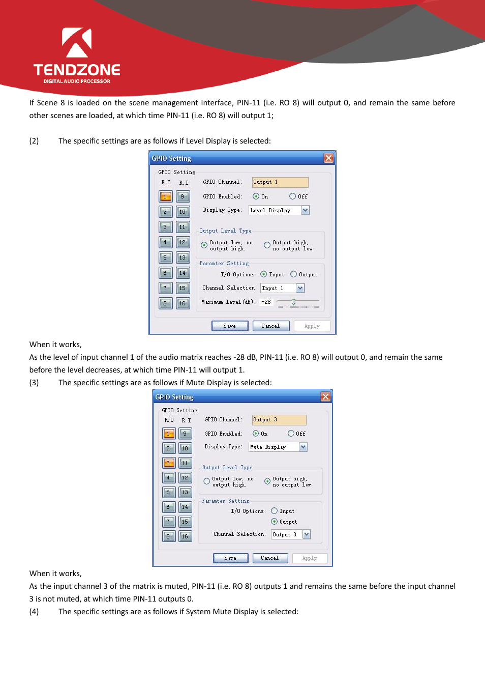 Tendzone TYCHO T 1212/CA User Manual | Page 17 / 52