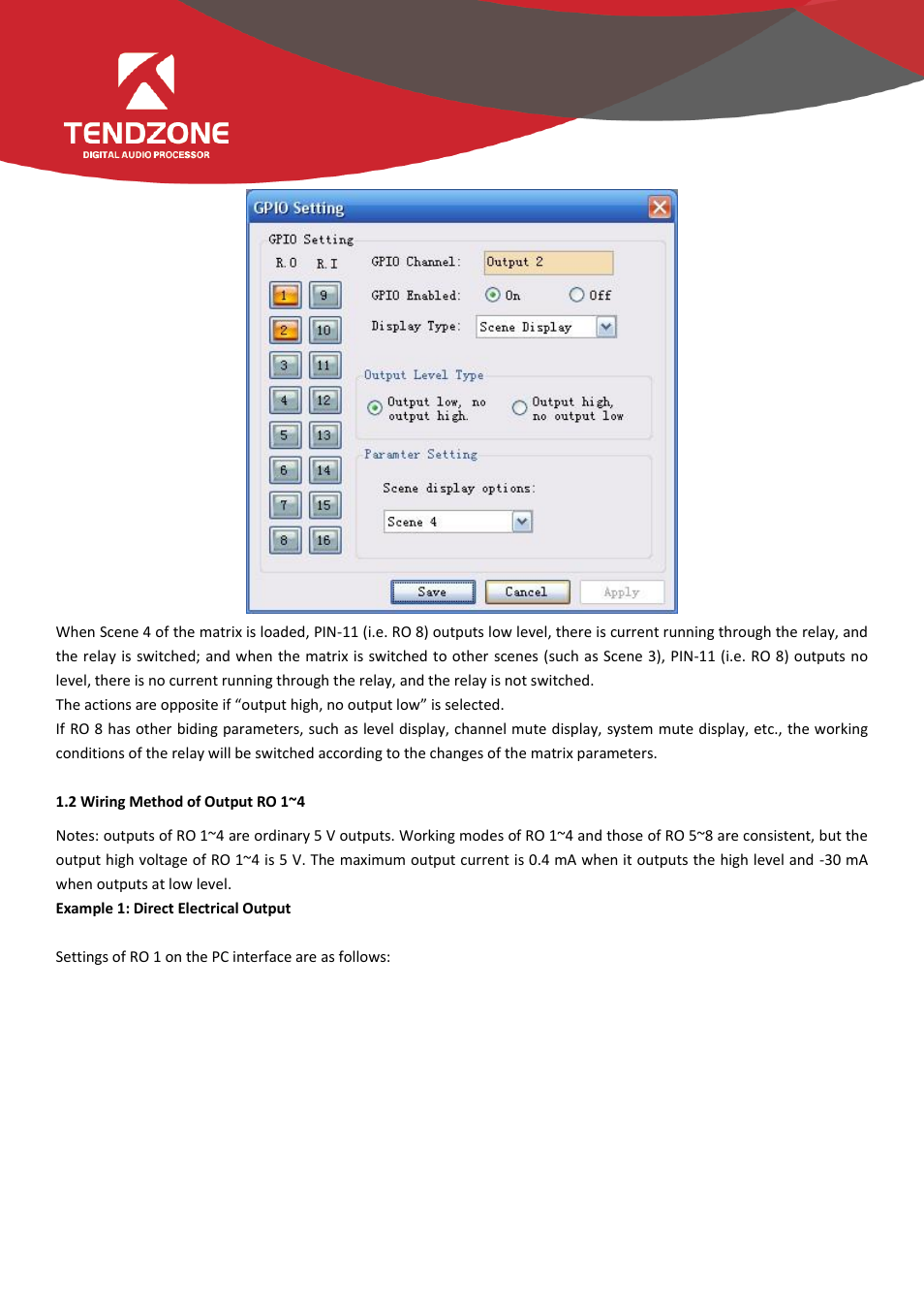 Tendzone TYCHO T 1212/CA User Manual | Page 19 / 52