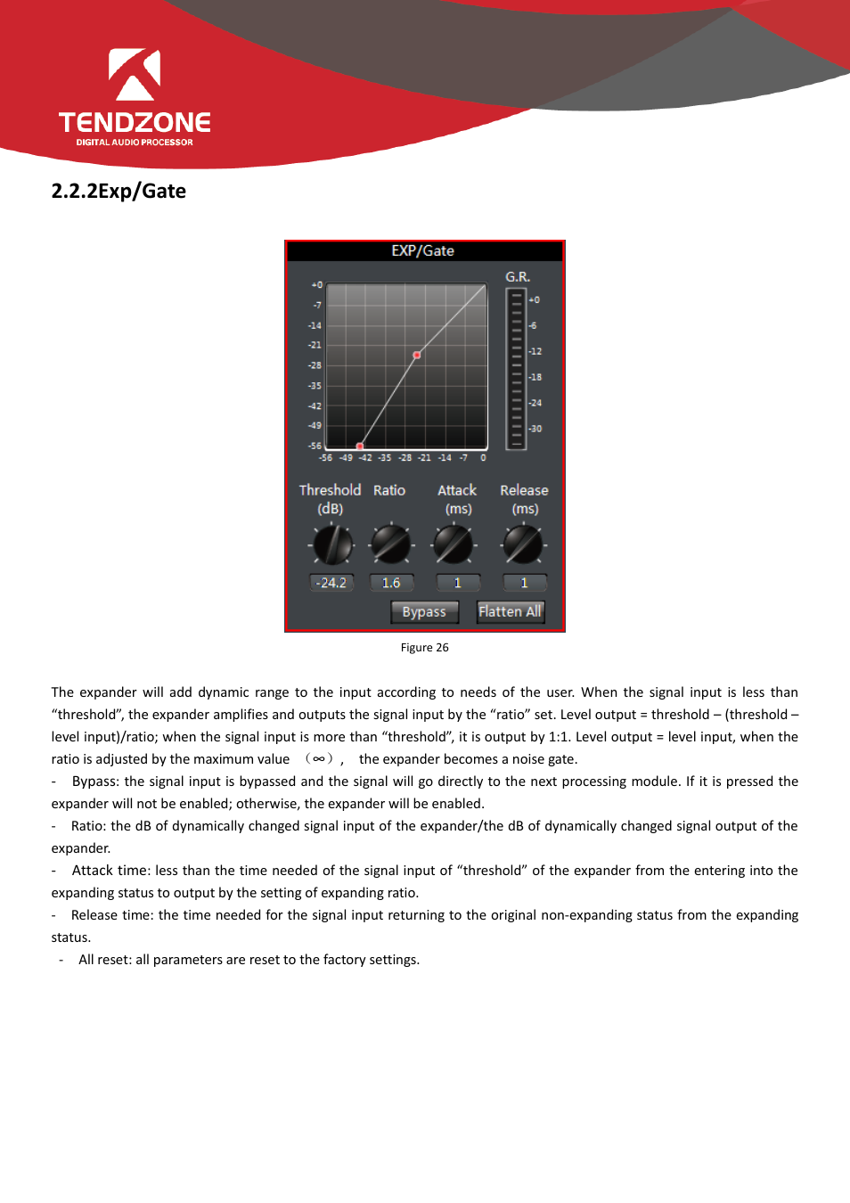 2exp/gate | Tendzone TYCHO T 1212/CA User Manual | Page 31 / 52