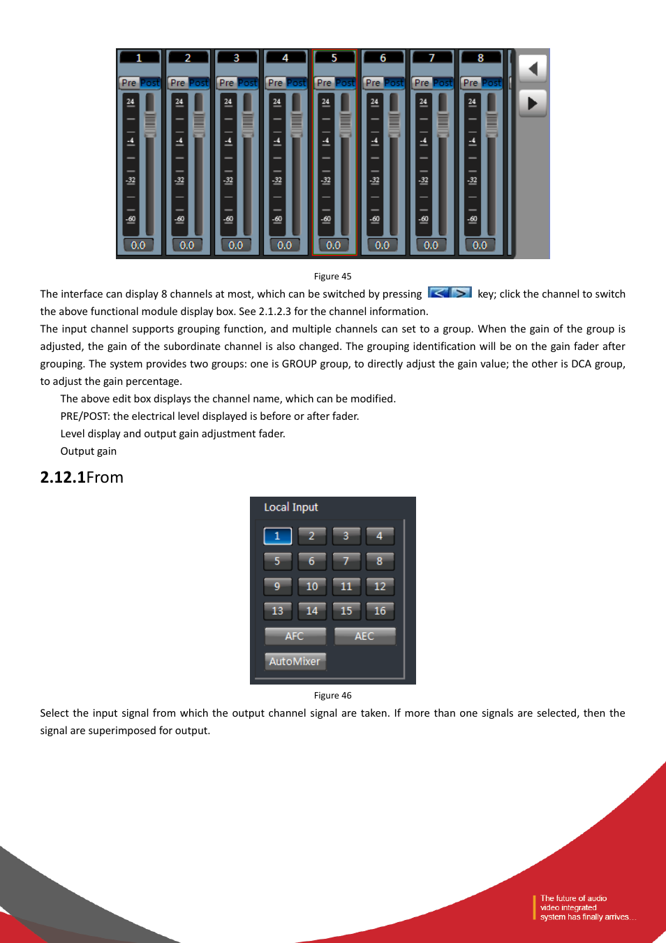 1from, 1 from | Tendzone TYCHO T 1212/CA User Manual | Page 48 / 52