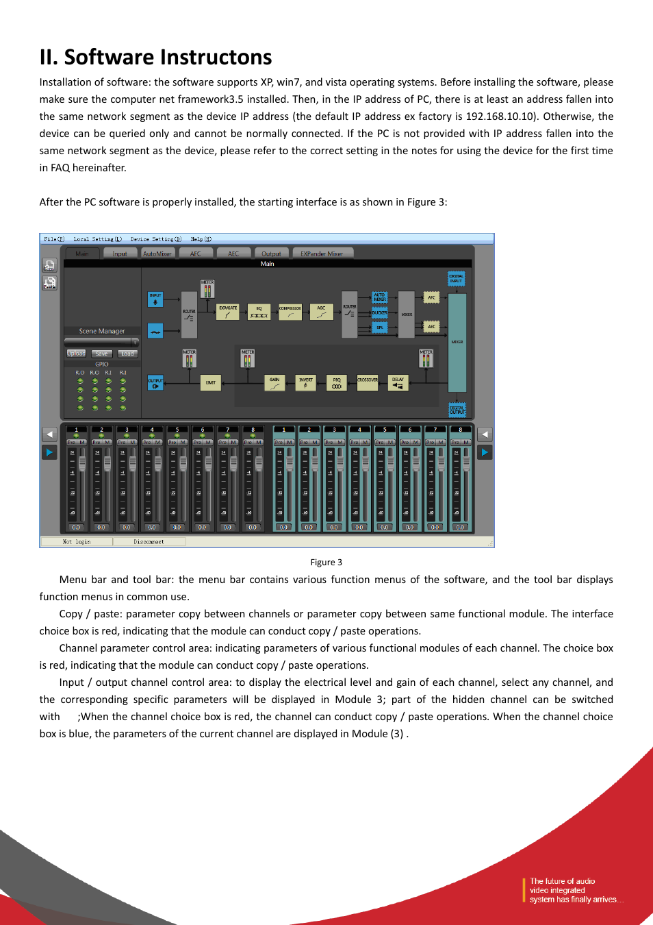 Ii. software instructons | Tendzone TYCHO T 1212/CA User Manual | Page 6 / 52