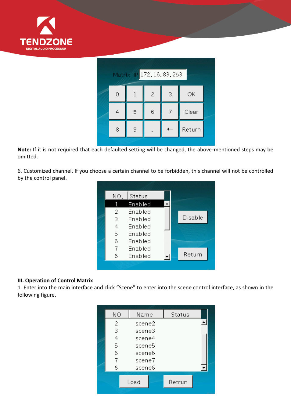 Tendzone DP External Control Panel User Manual | Page 3 / 4