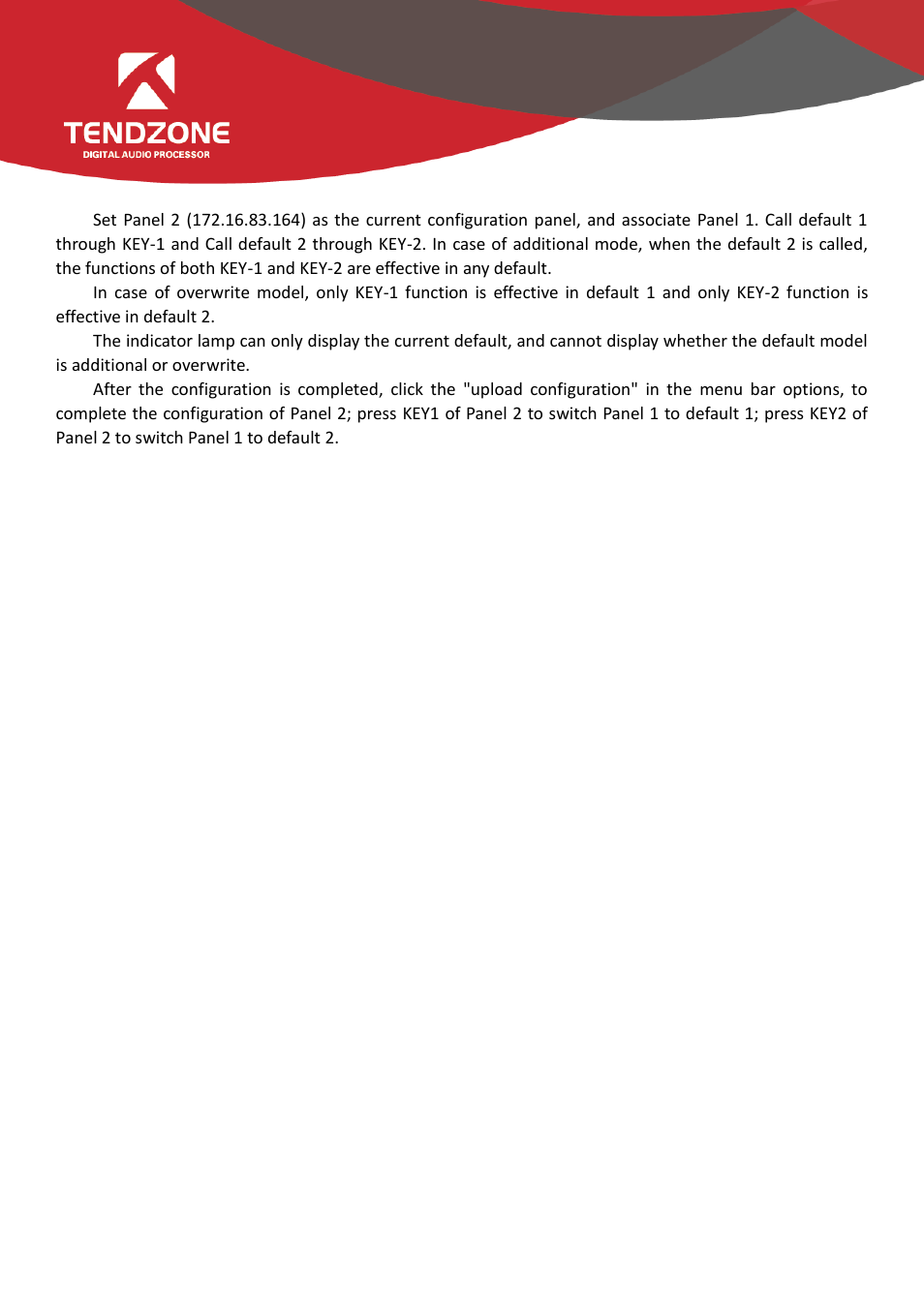 Tendzone RC External Wall Control Panel User Manual | Page 19 / 20