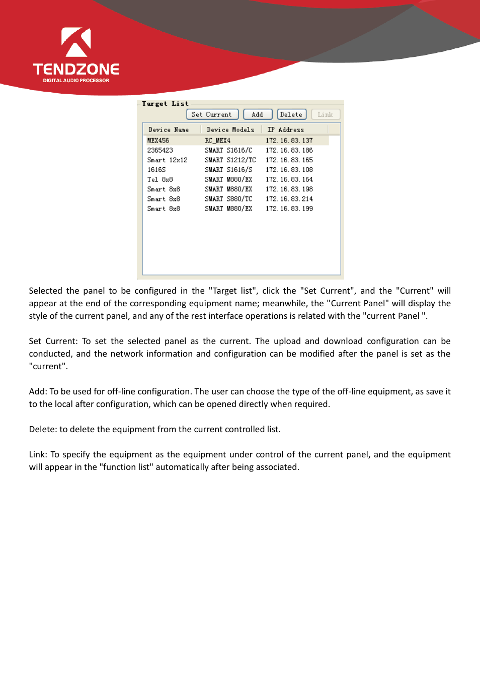 Tendzone RC External Wall Control Panel User Manual | Page 7 / 20