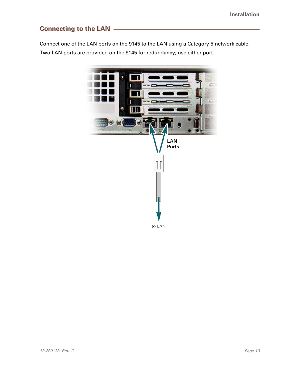 Connecting to the lan | Teo E911 Response System Installation User Manual | Page 19 / 90