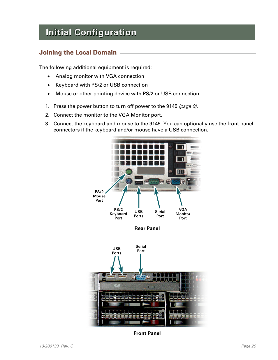 Initial configuration, Joining the local domain | Teo E911 Response System Installation User Manual | Page 29 / 90
