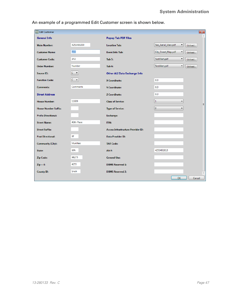 Teo E911 Response System Installation User Manual | Page 47 / 90