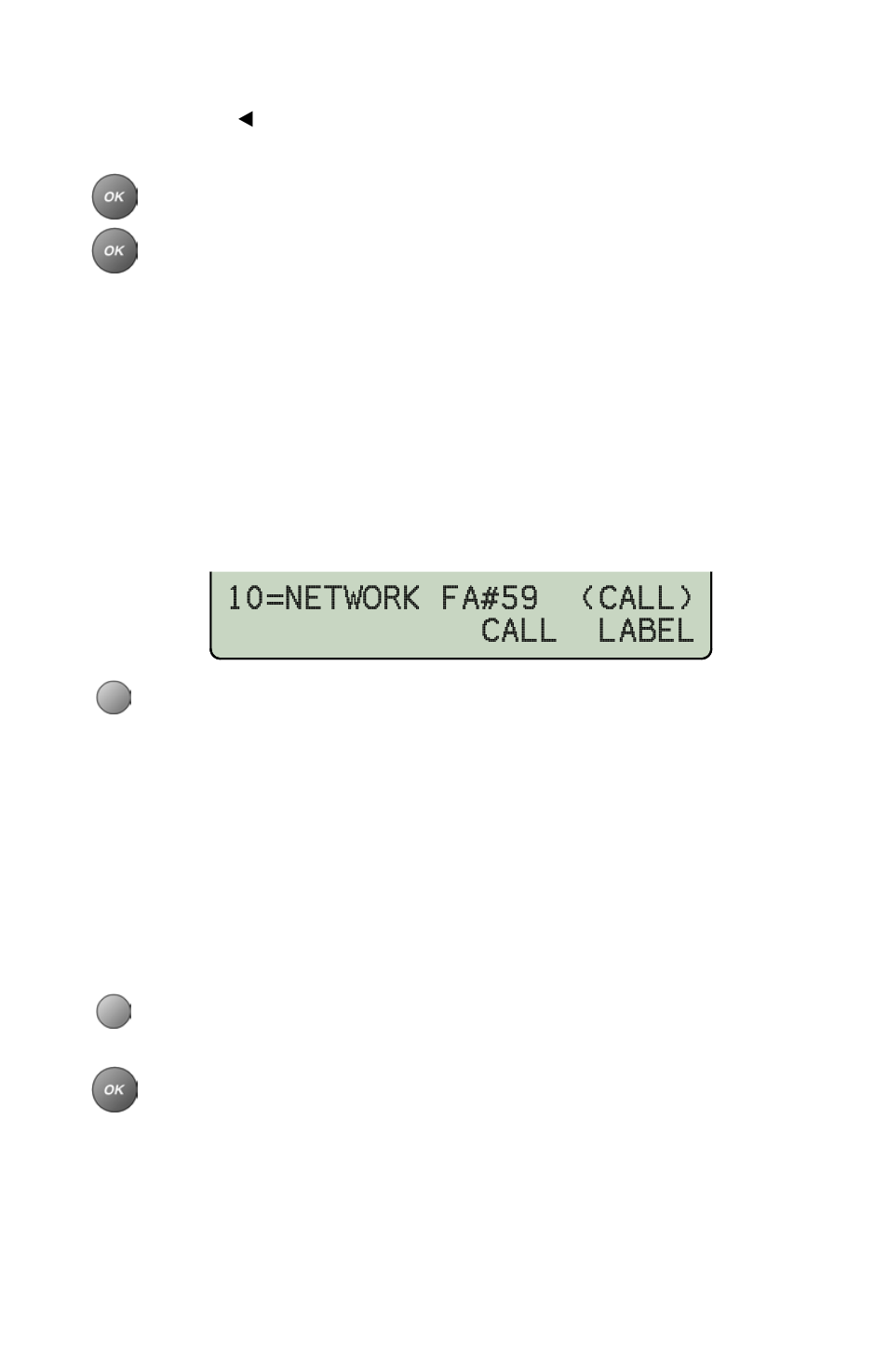 Feature activator keys, 10=network fa#59 (call) call label | Teo 8810 ISDN Phone User Manual | Page 34 / 64