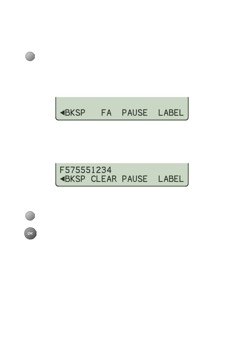 Feature activator codes, Key labels, Bksp fa pause label | Teo 8810 ISDN Phone User Manual | Page 36 / 64