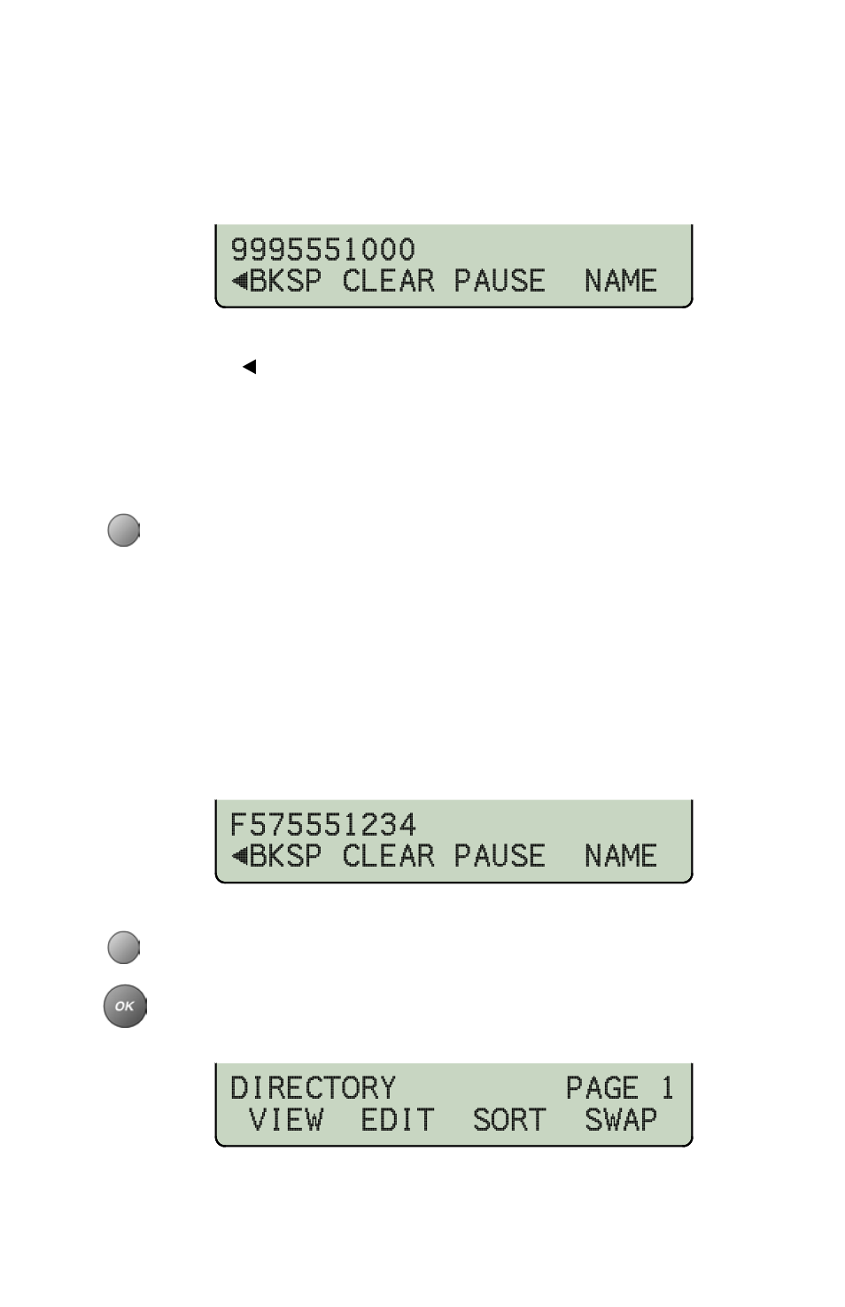 Directory page 1 view edit sort swap | Teo 8810 ISDN Phone User Manual | Page 45 / 64