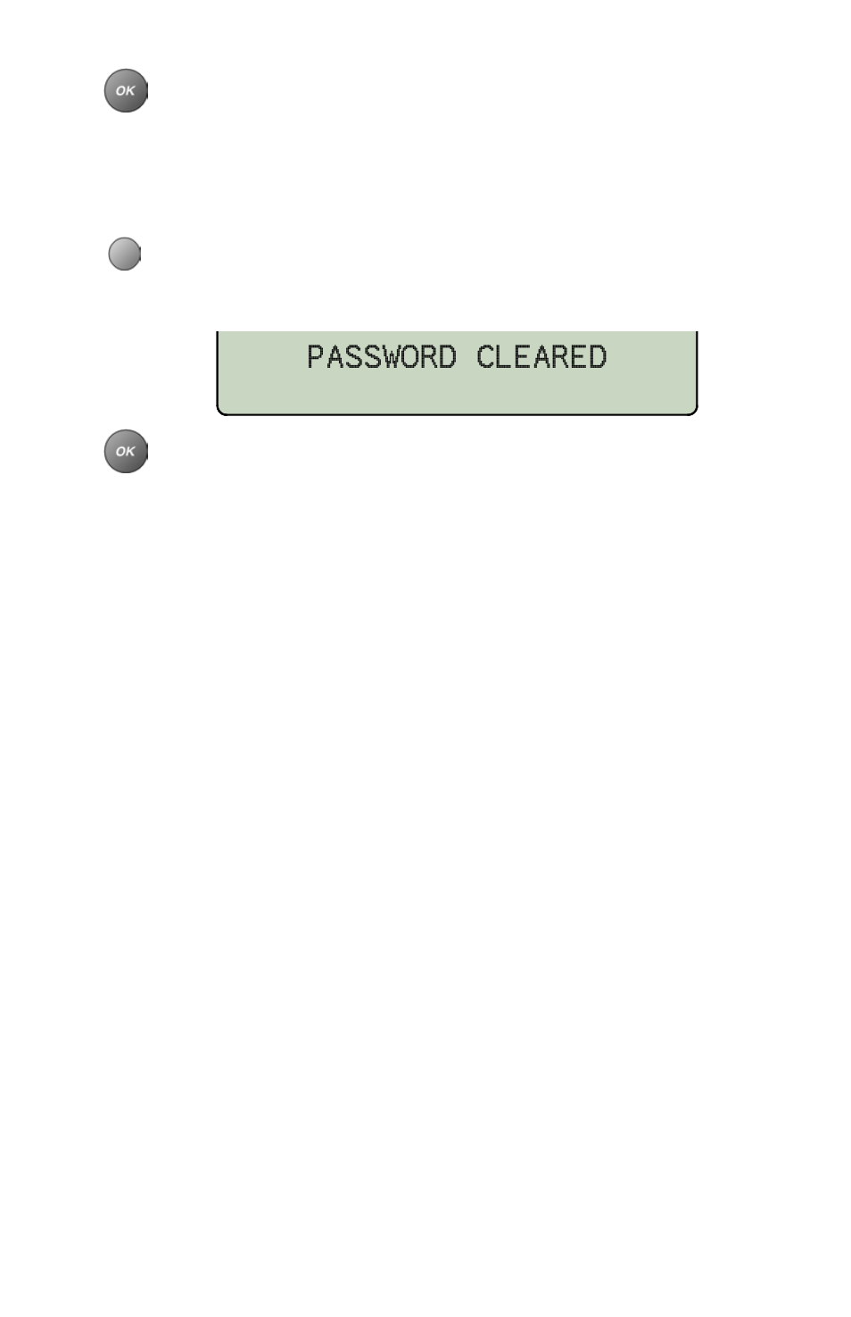 Removing the password, What to do if you lose your password, Password cleared | Teo 8810 ISDN Phone User Manual | Page 55 / 64