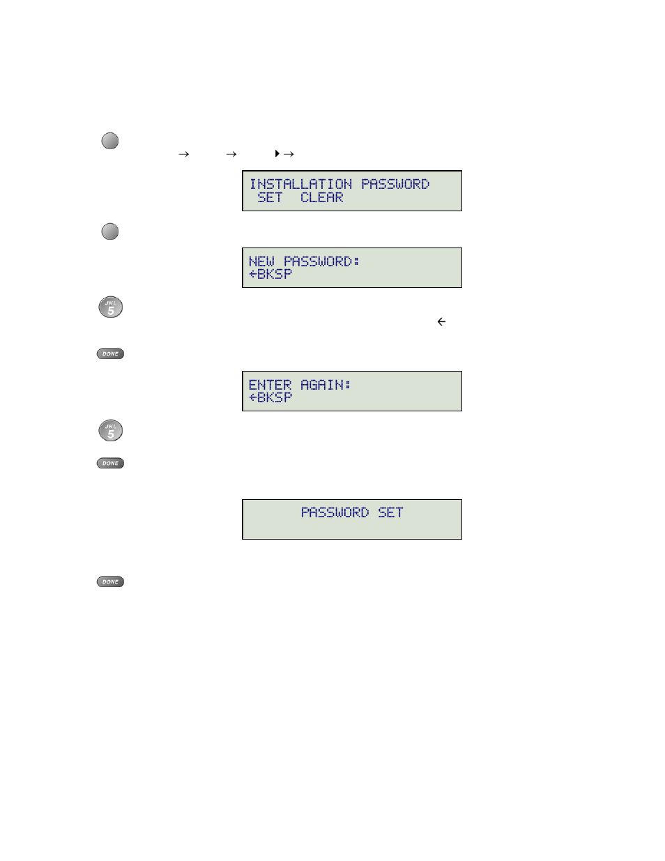 Installation password | Teo 8610 ISDN Phone Installation User Manual | Page 27 / 52