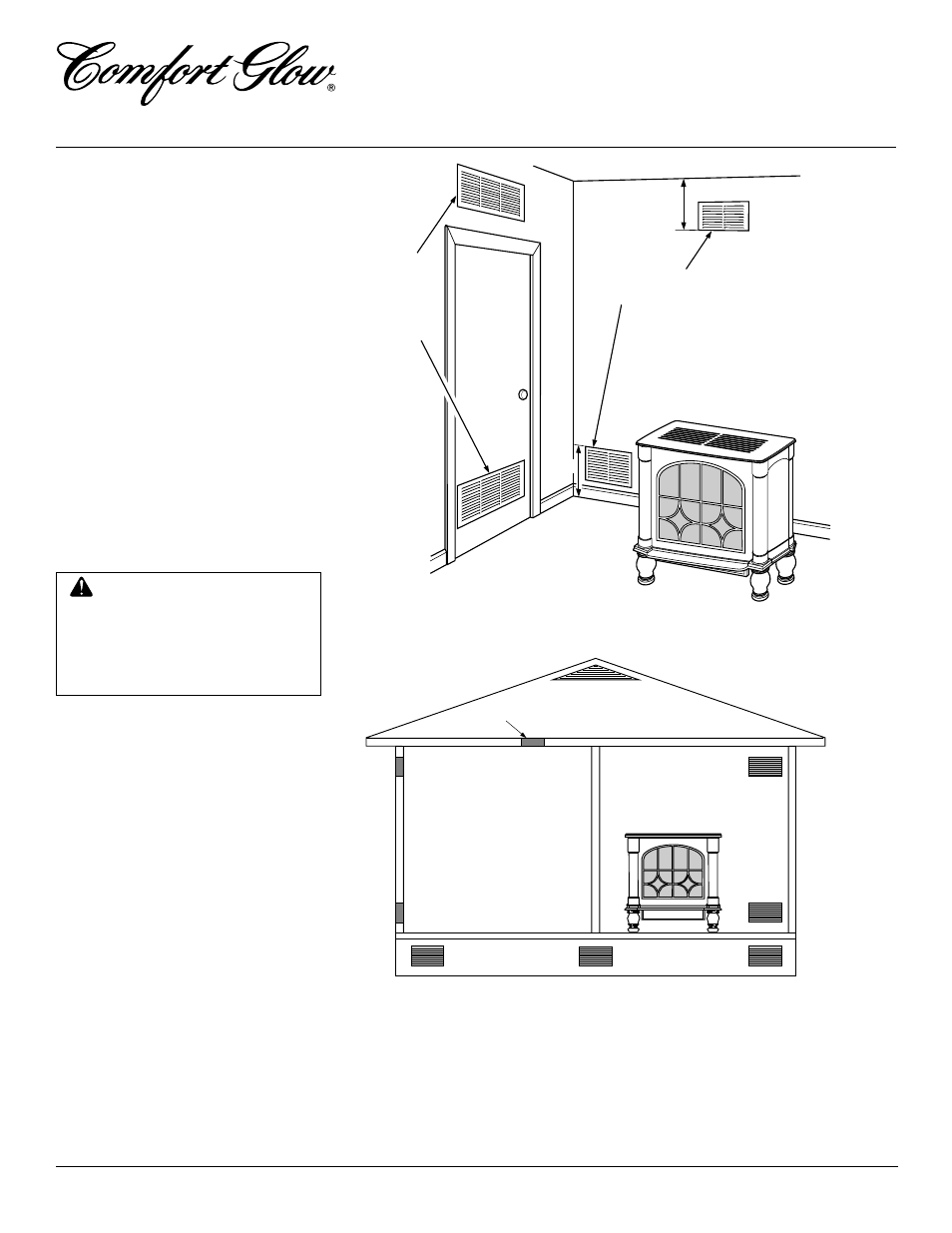 Vent-free propane/lp gas stove heater, Air for combustion and ventilation | Desa Tech SL30PT User Manual | Page 6 / 24