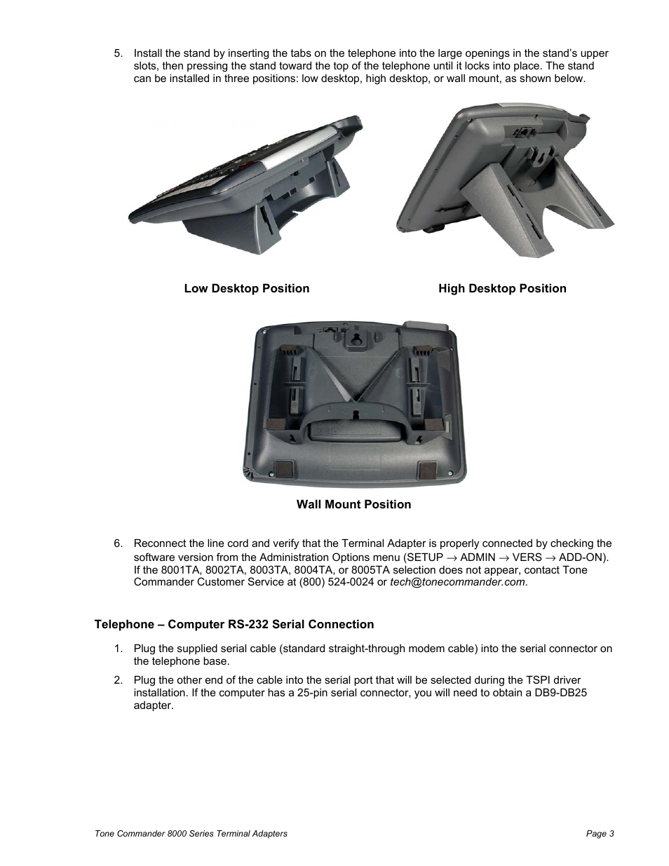 Teo 8000 Series Installation User Manual | Page 3 / 4