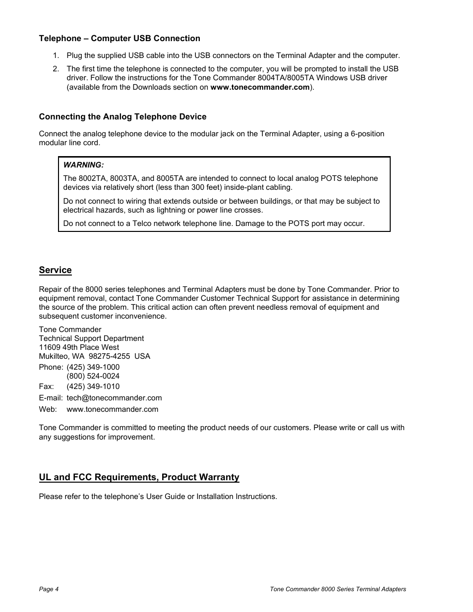 Teo 8000 Series Installation User Manual | Page 4 / 4