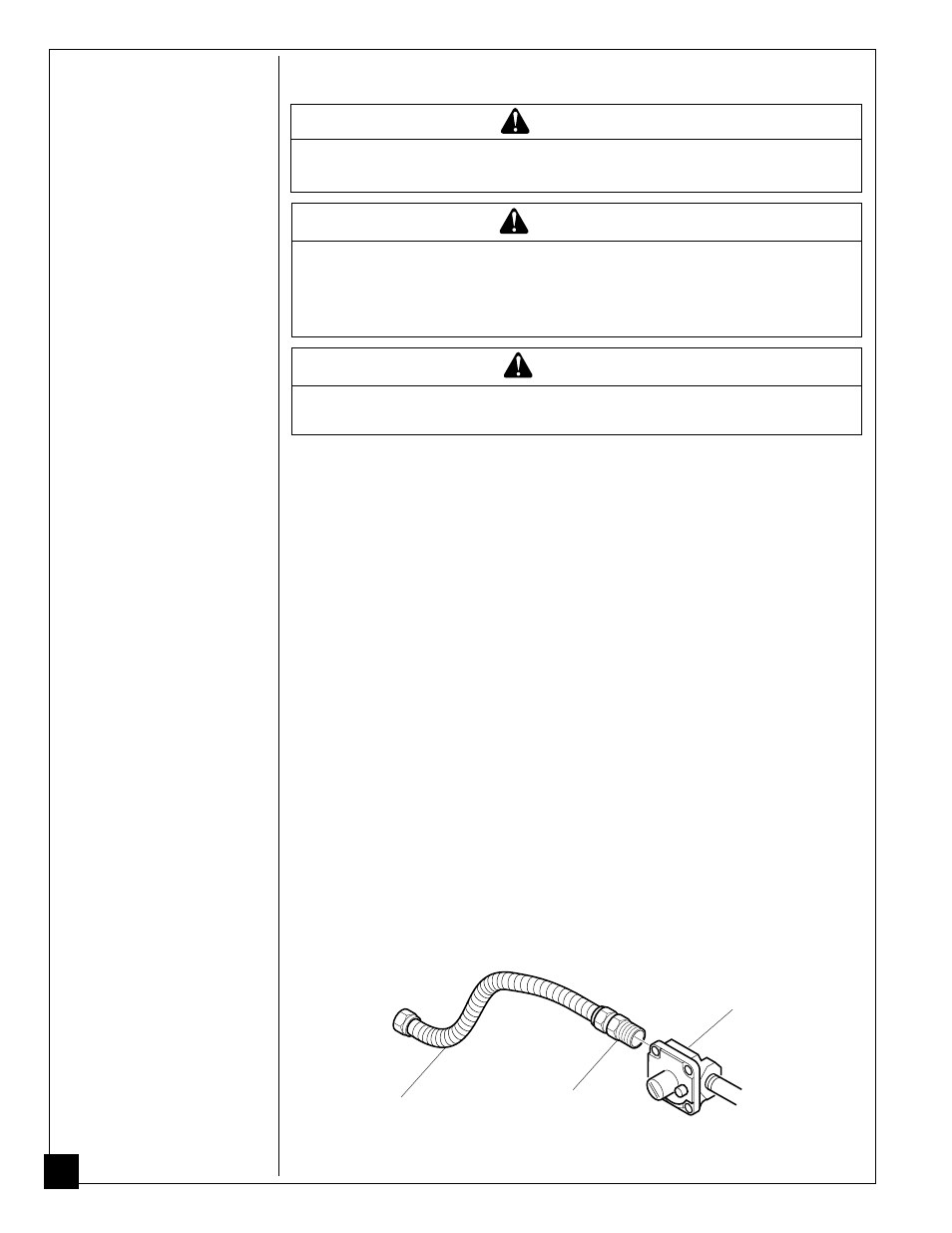 Installing, Warning, Caution | Desa Tech CGD3924P User Manual | Page 14 / 40