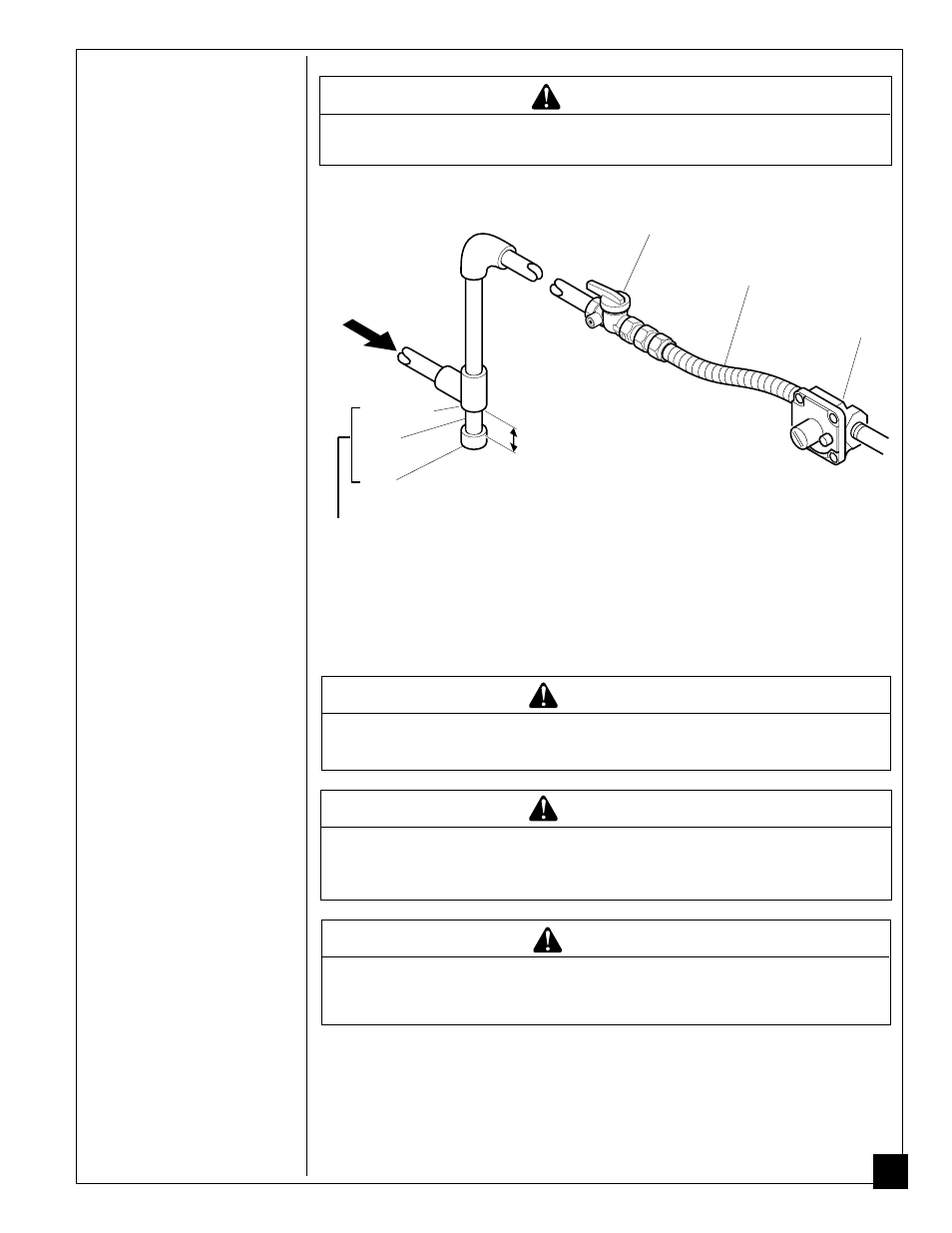 Installing, Caution, Warning | Desa Tech CGD3924P User Manual | Page 17 / 40