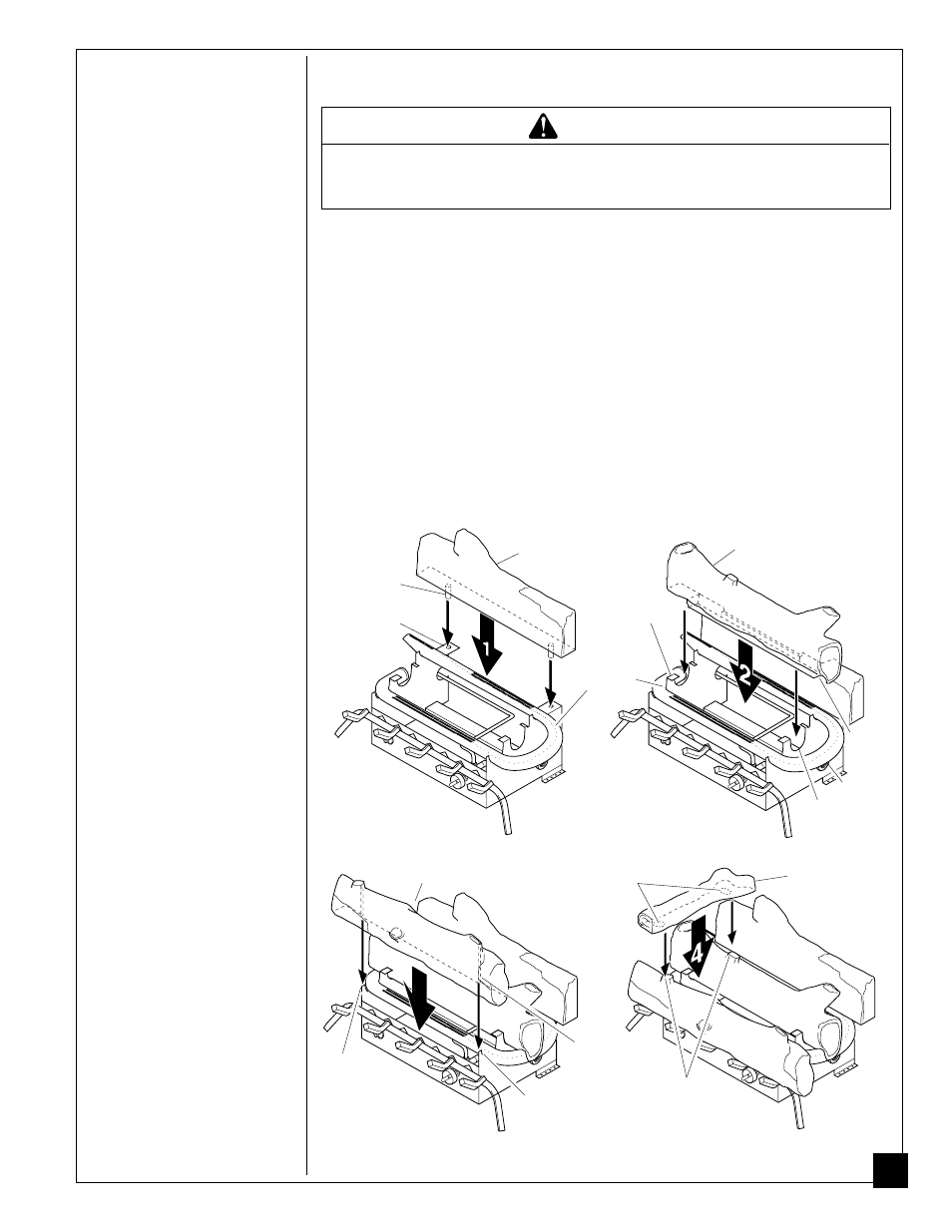 Installing, Warning | Desa Tech CGD3924P User Manual | Page 19 / 40