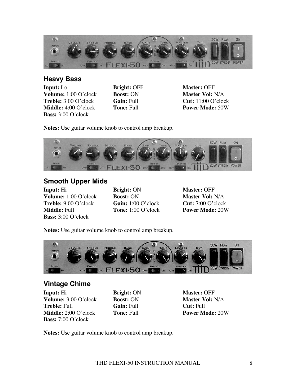 THD Electronics Flexi-50 User Manual | Page 8 / 11