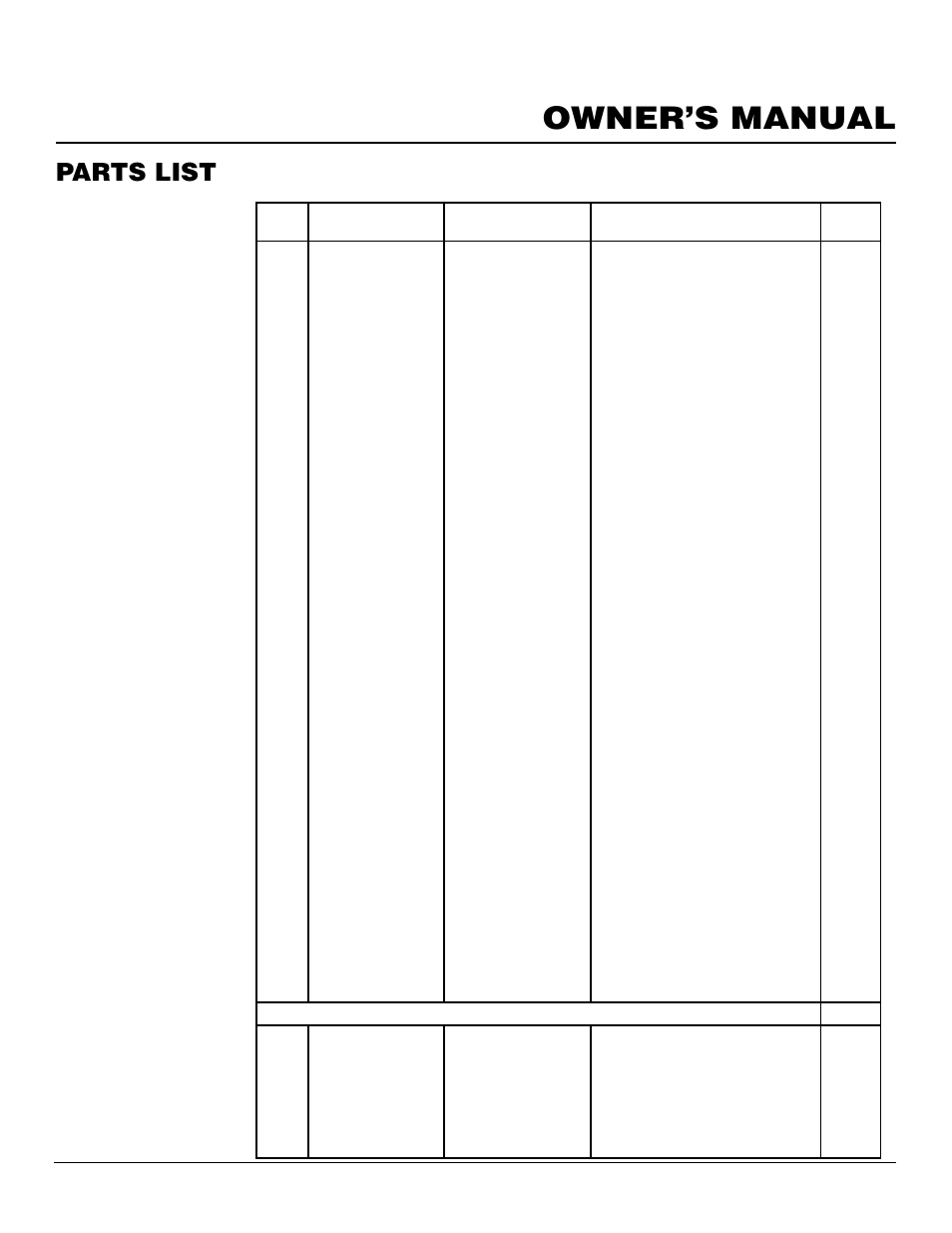 Owner’s manual, Parts list, Remote control fireplace efp33pr and cgefp33pr | Desa Tech CGEFP33PR User Manual | Page 31 / 38