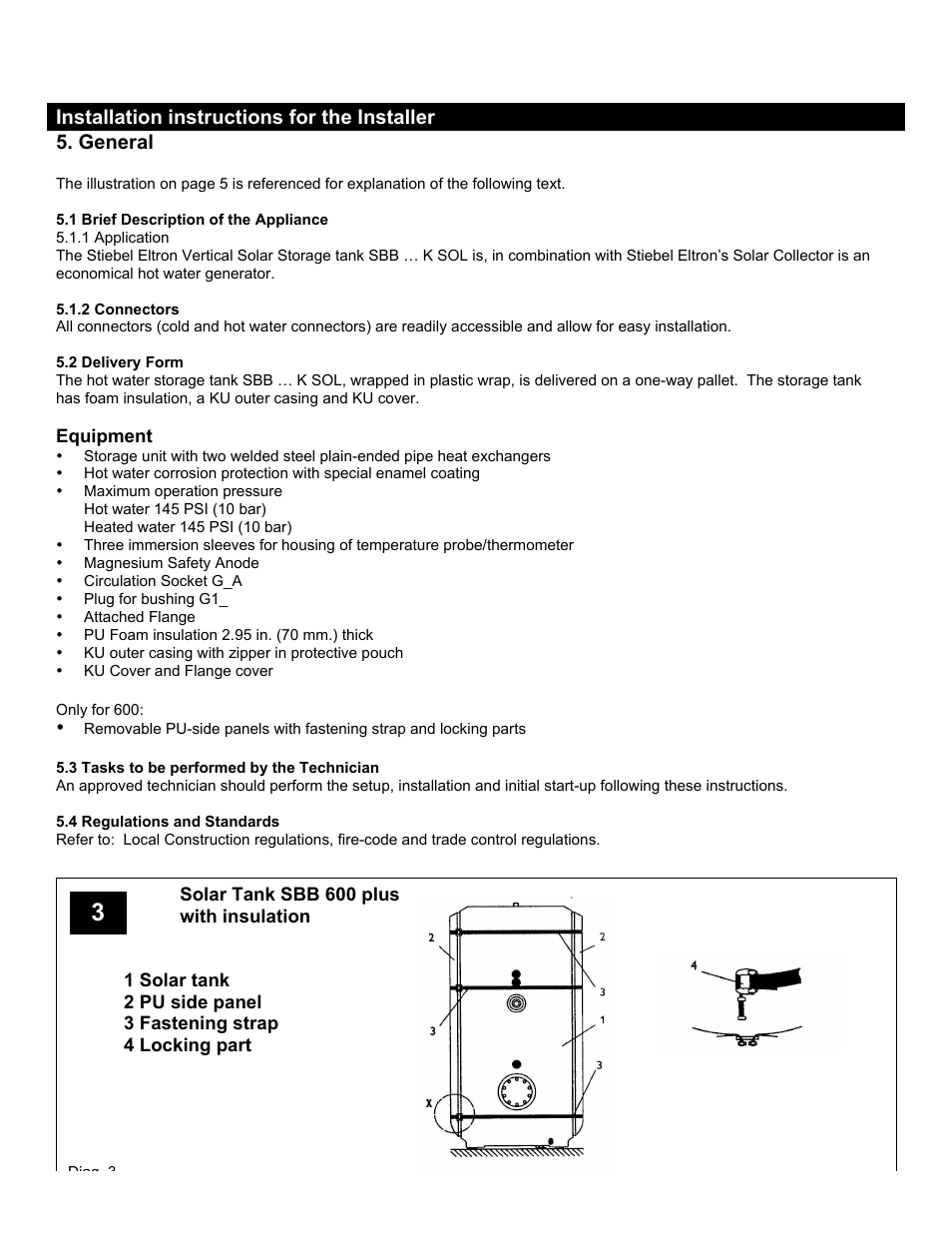 Thermo Technologies SBB Solar Storage Tank User Manual | Page 5 / 9