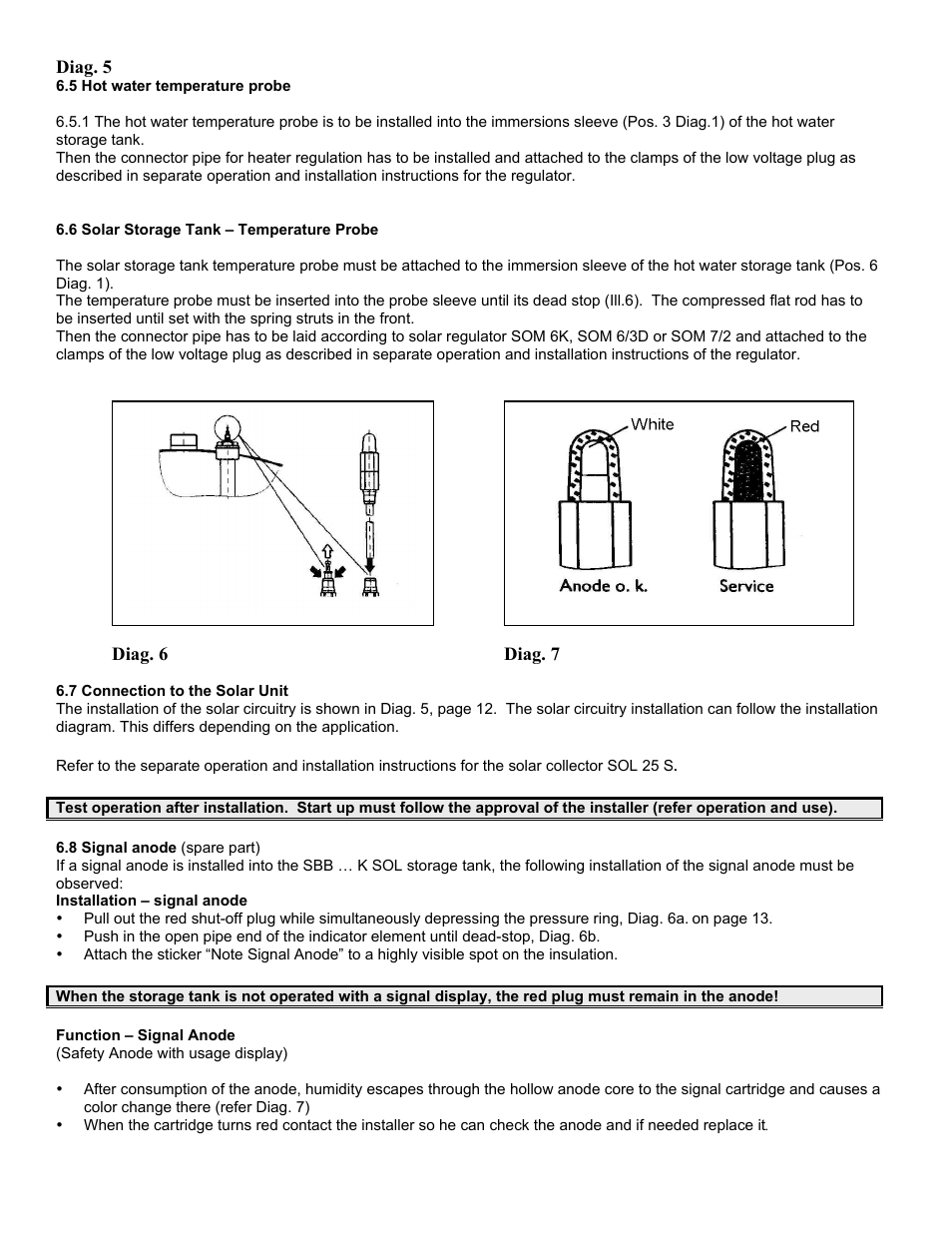 Thermo Technologies SBB Solar Storage Tank User Manual | Page 8 / 9