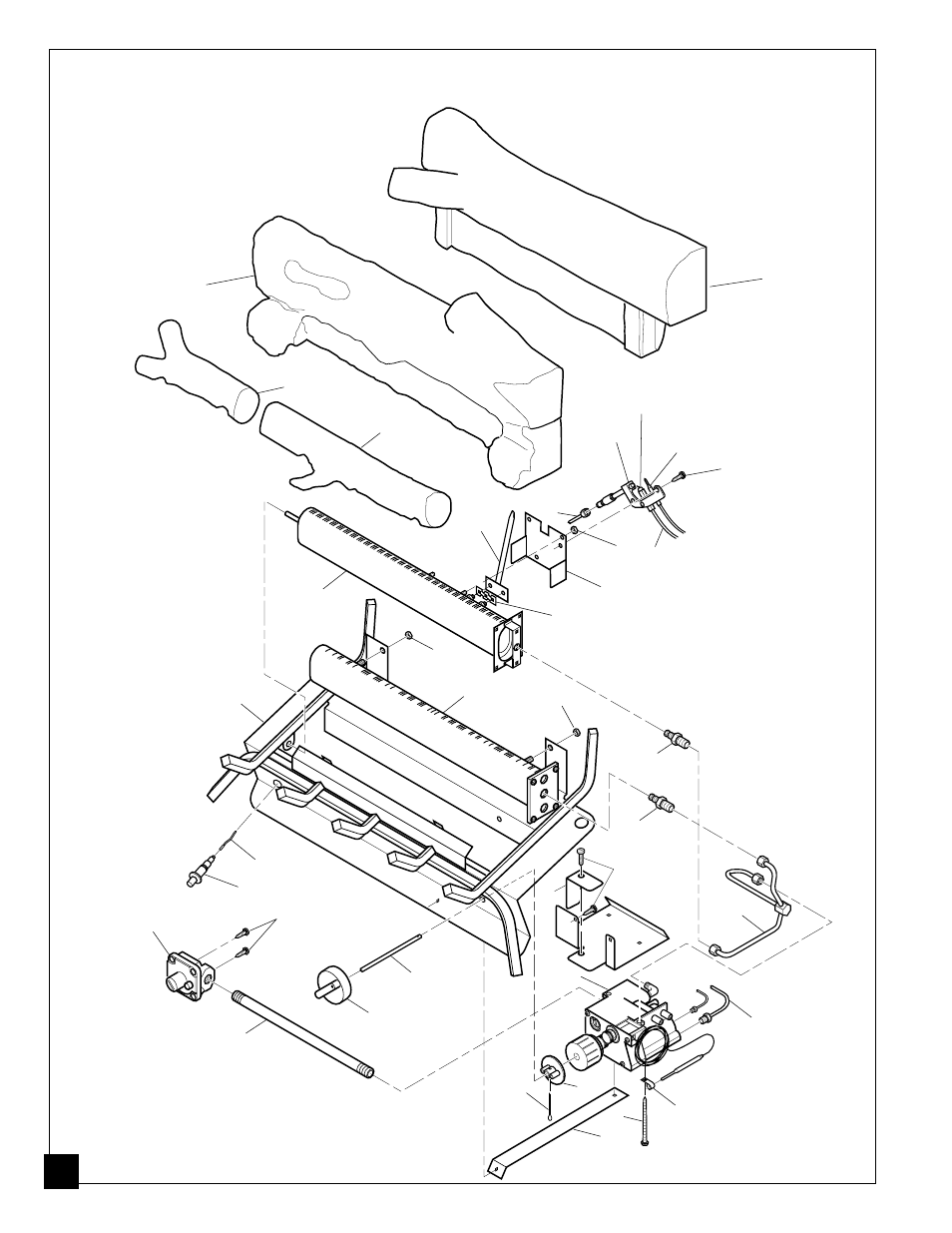 Illustrated parts break- down, Thermostat- controlled models | Desa Tech CG3630PV User Manual | Page 34 / 36