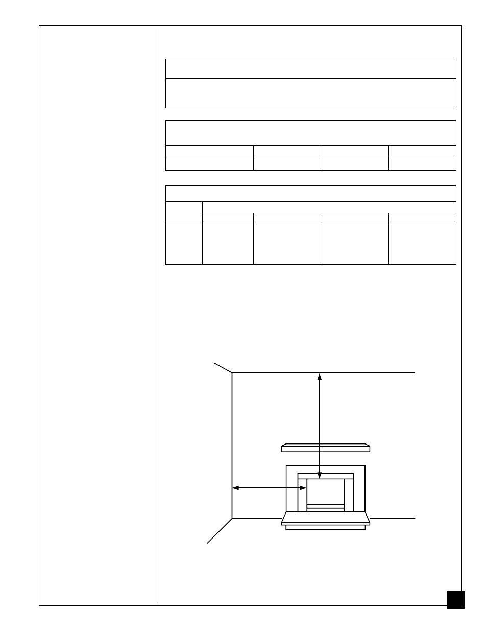 Installing, Warning | Desa Tech CG3630PV User Manual | Page 9 / 36