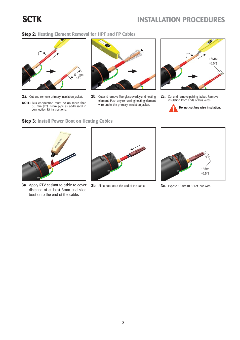 Sctk, Installation procedures | Thermon SCTK User Manual | Page 4 / 5